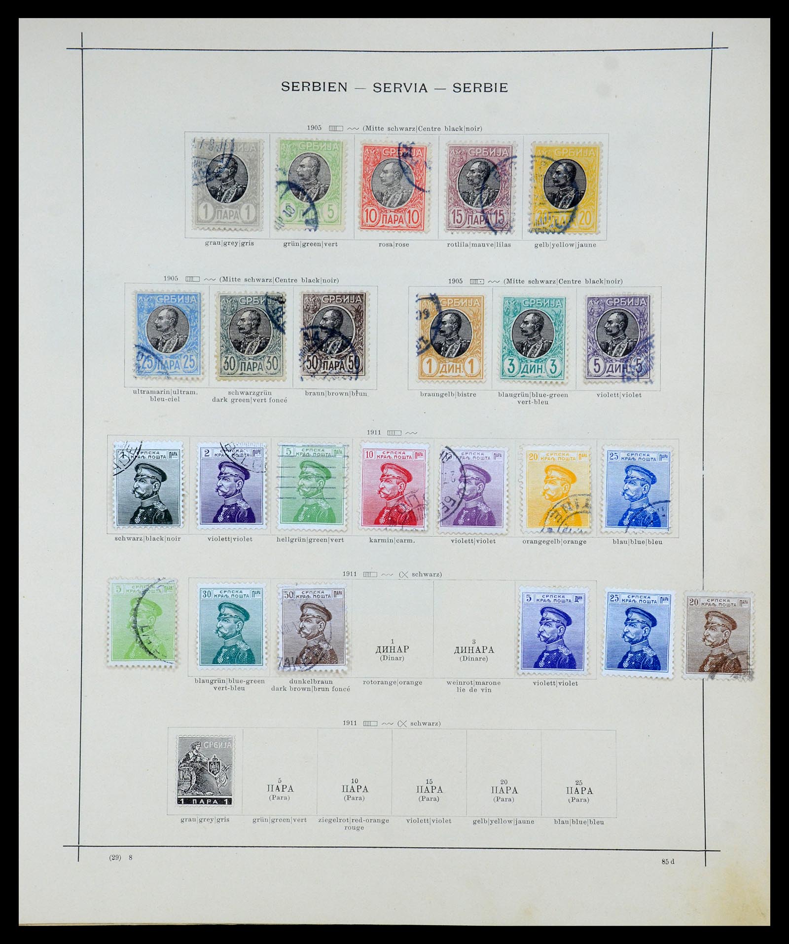 35366 031 - Postzegelverzameling 35366 Europese landen 1867-1940.