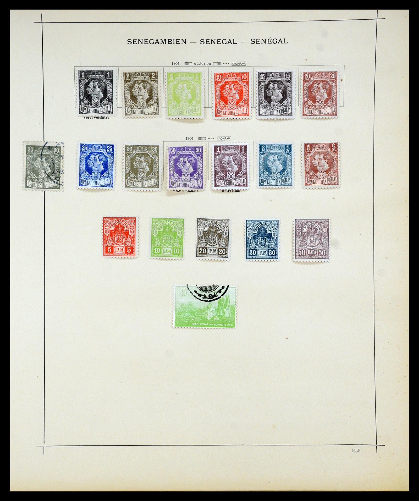 35366 032 - Postzegelverzameling 35366 Europese landen 1867-1940.