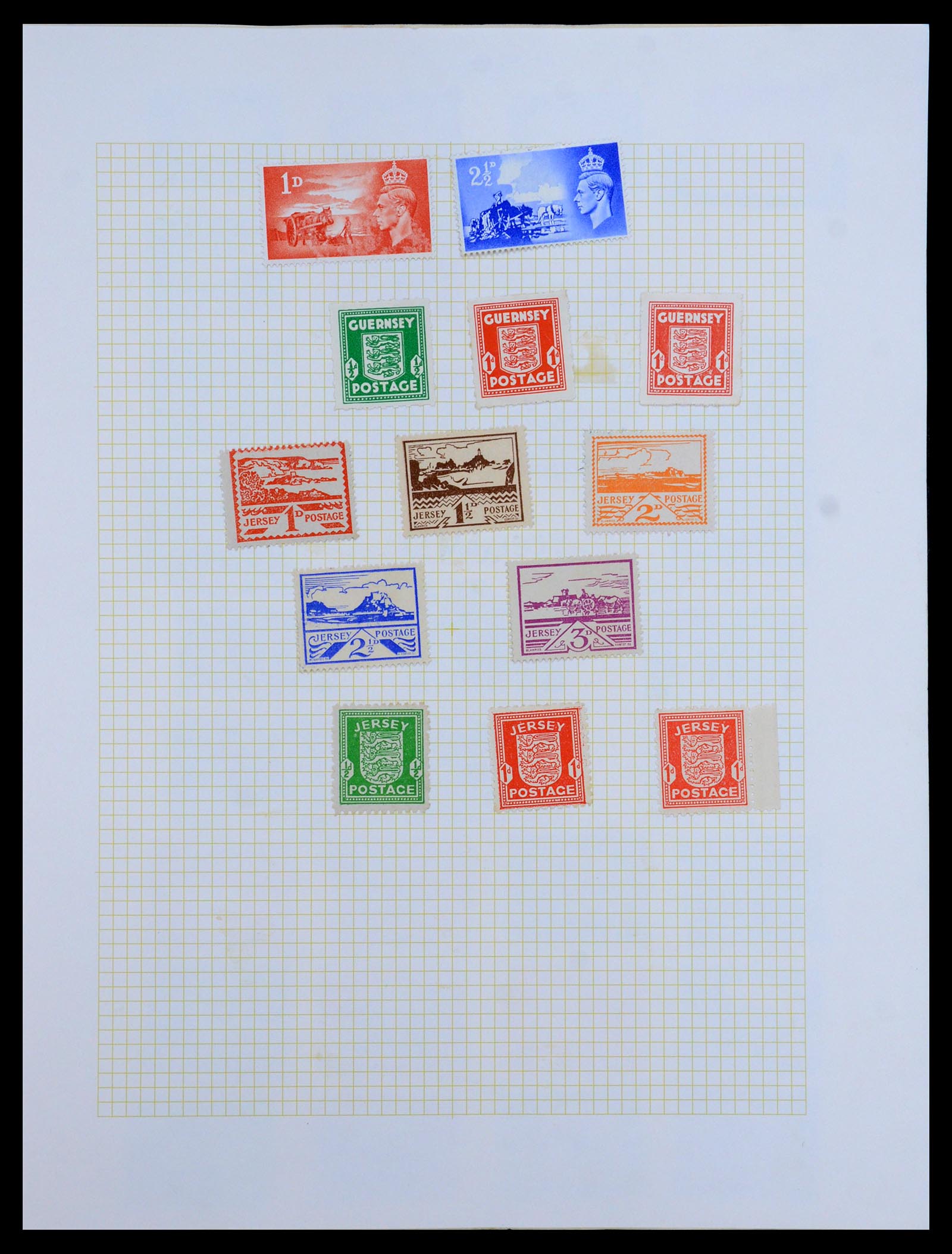 35372 004 - Postzegelverzameling 35372 Engeland en koloniën 1936-1952.