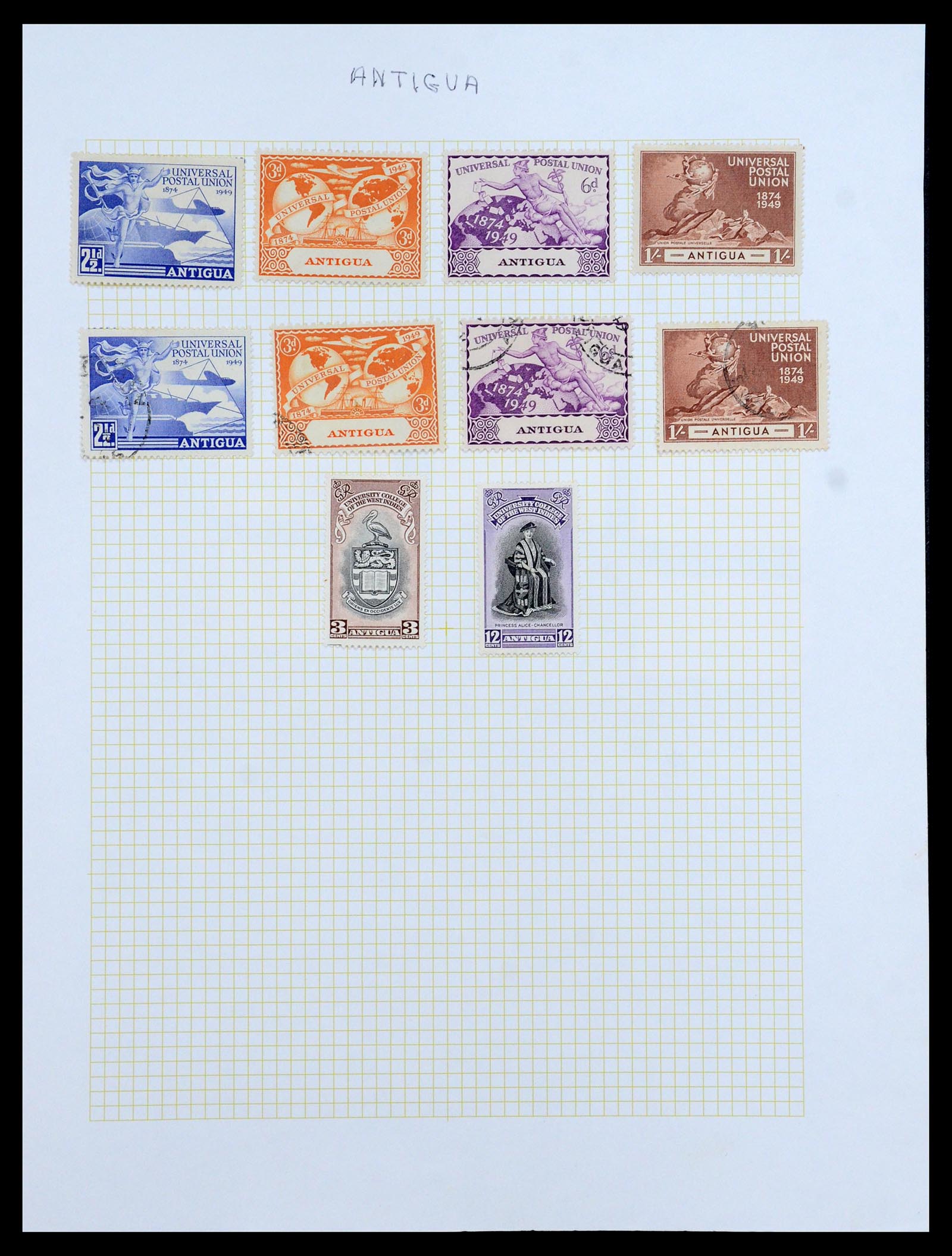 35372 010 - Postzegelverzameling 35372 Engeland en koloniën 1936-1952.