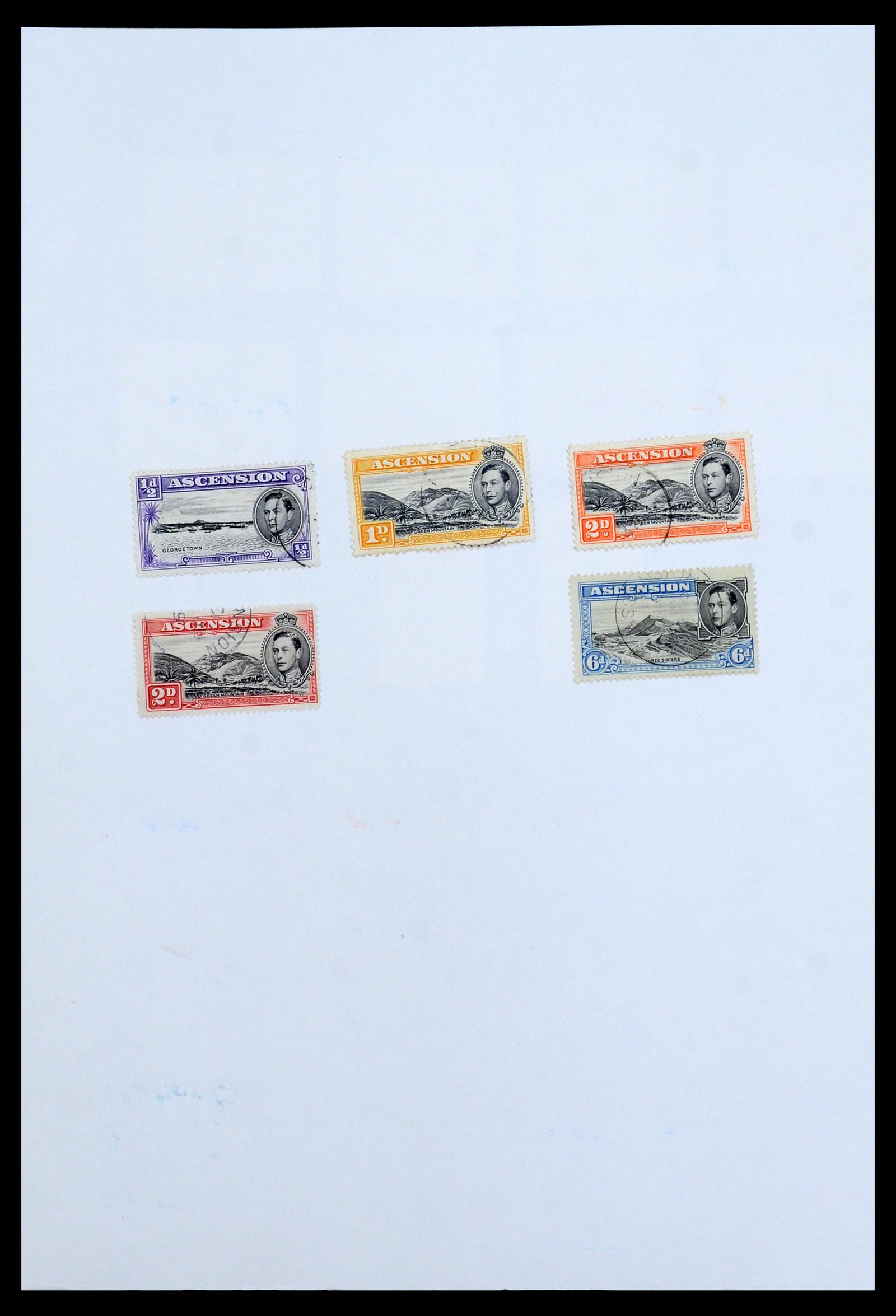 35372 011 - Postzegelverzameling 35372 Engeland en koloniën 1936-1952.