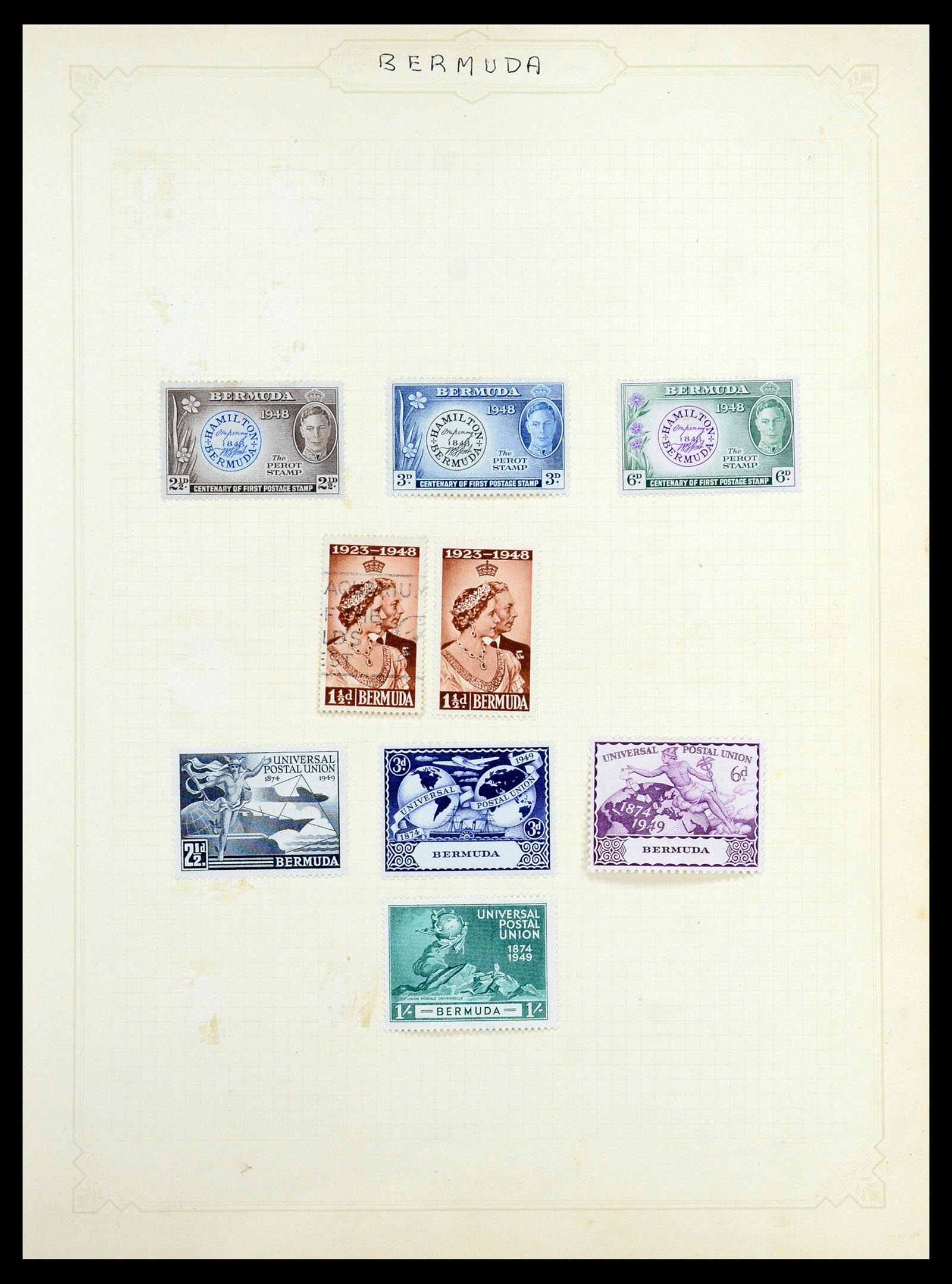 35372 031 - Postzegelverzameling 35372 Engeland en koloniën 1936-1952.