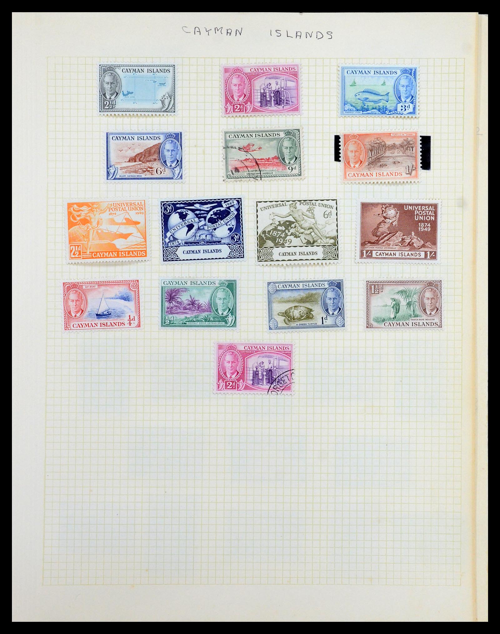 35372 050 - Postzegelverzameling 35372 Engeland en koloniën 1936-1952.