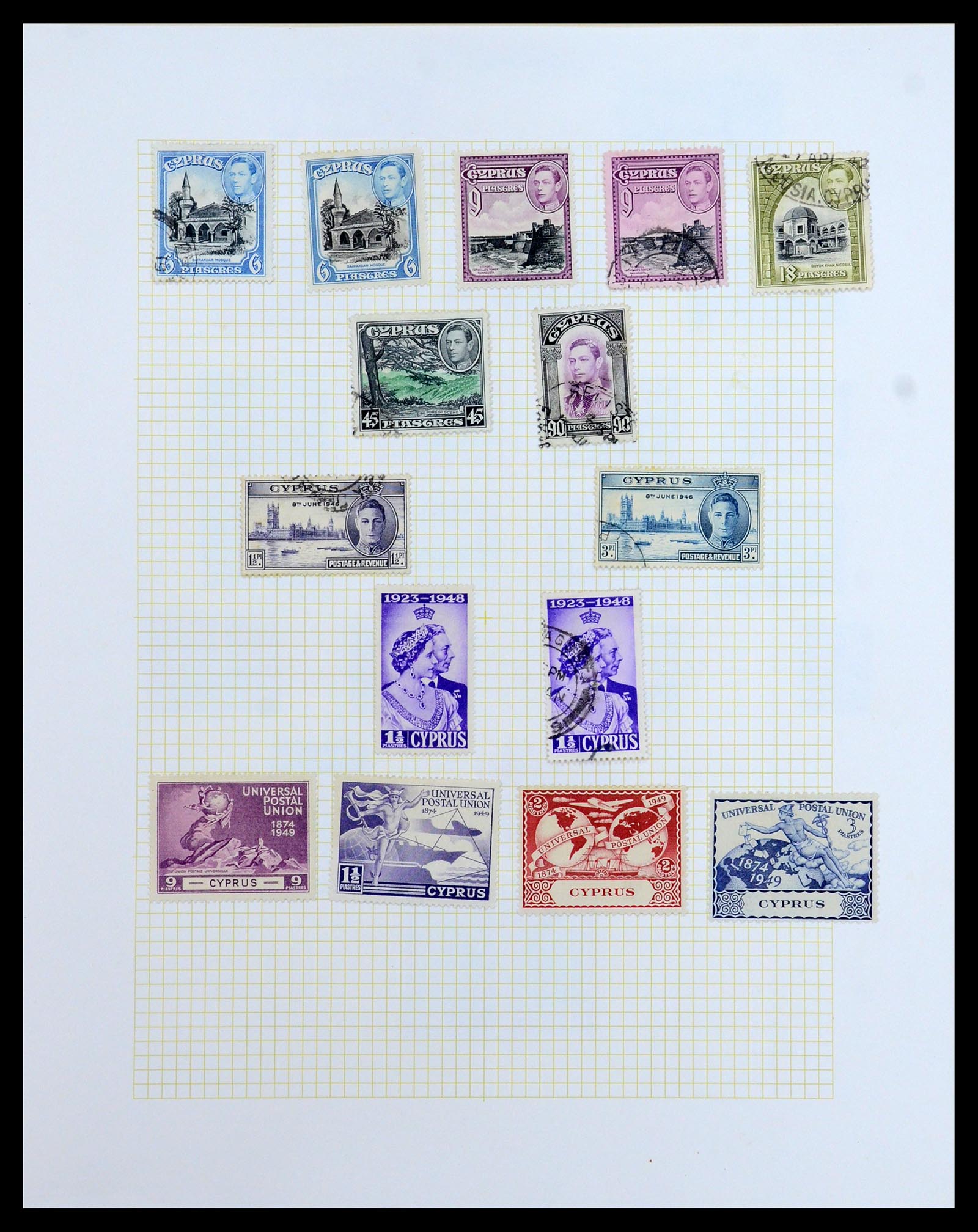 35372 057 - Postzegelverzameling 35372 Engeland en koloniën 1936-1952.