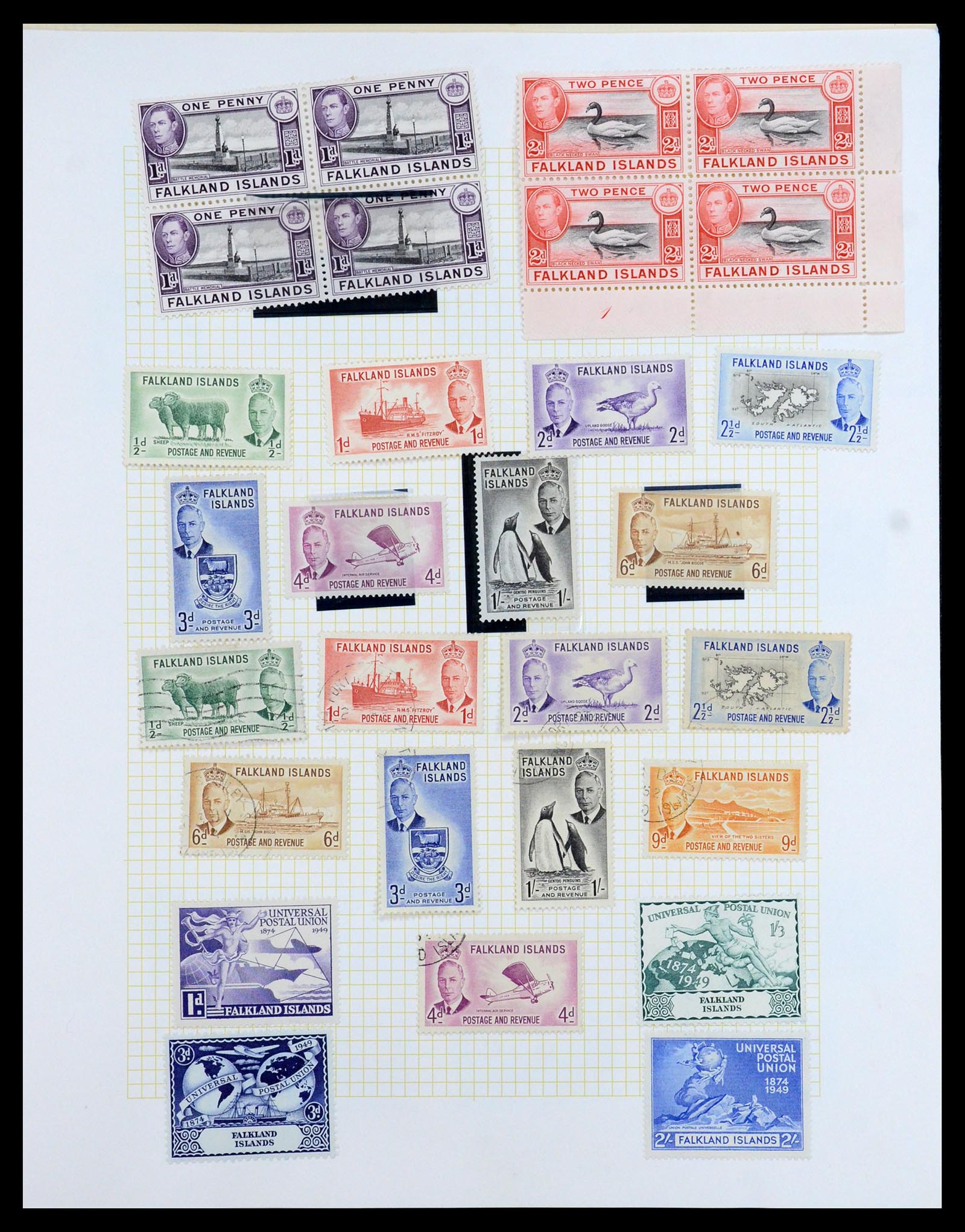 35372 068 - Stamp Collection 35372 Great Britain and colonies 1936-1952.