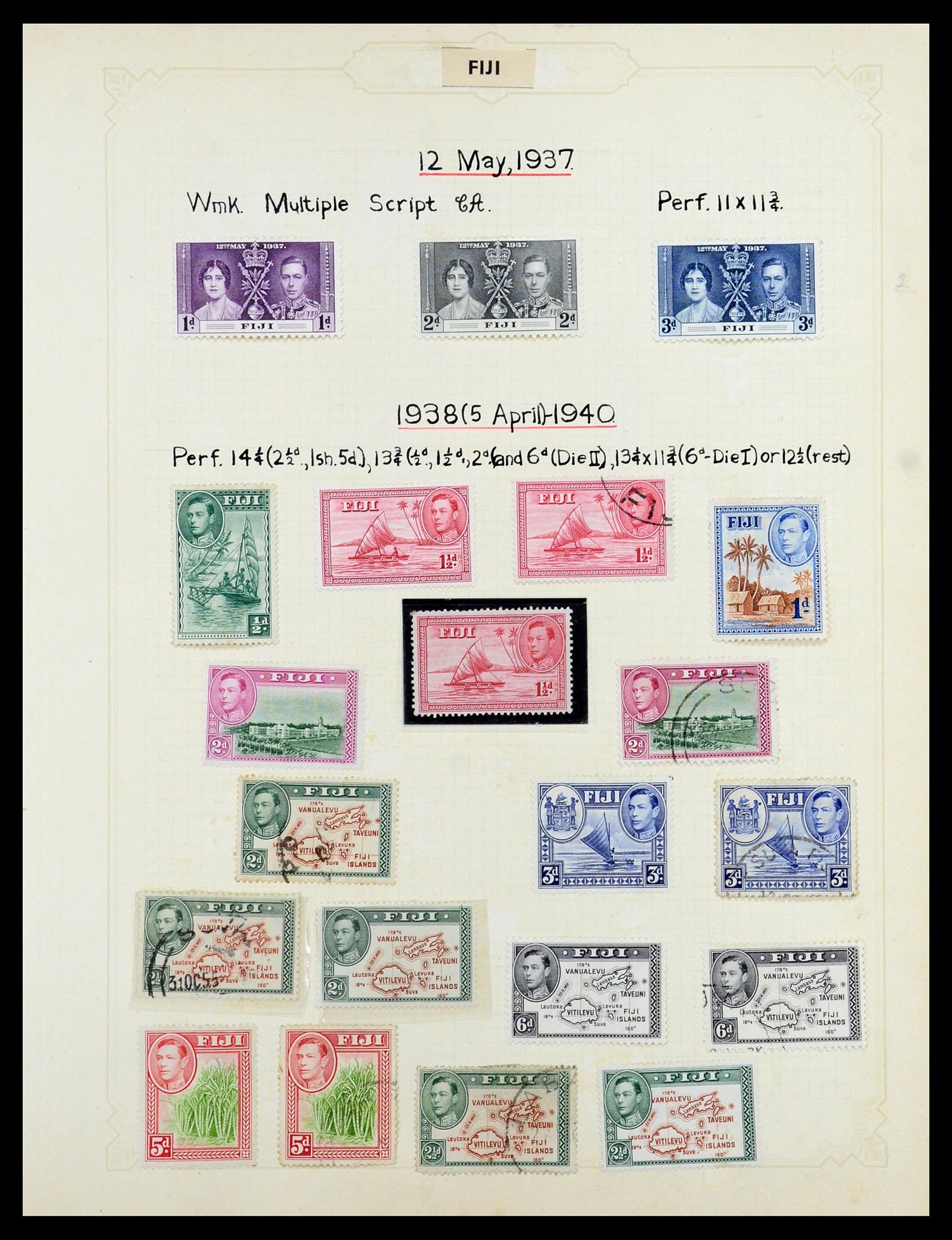 35372 070 - Stamp Collection 35372 Great Britain and colonies 1936-1952.