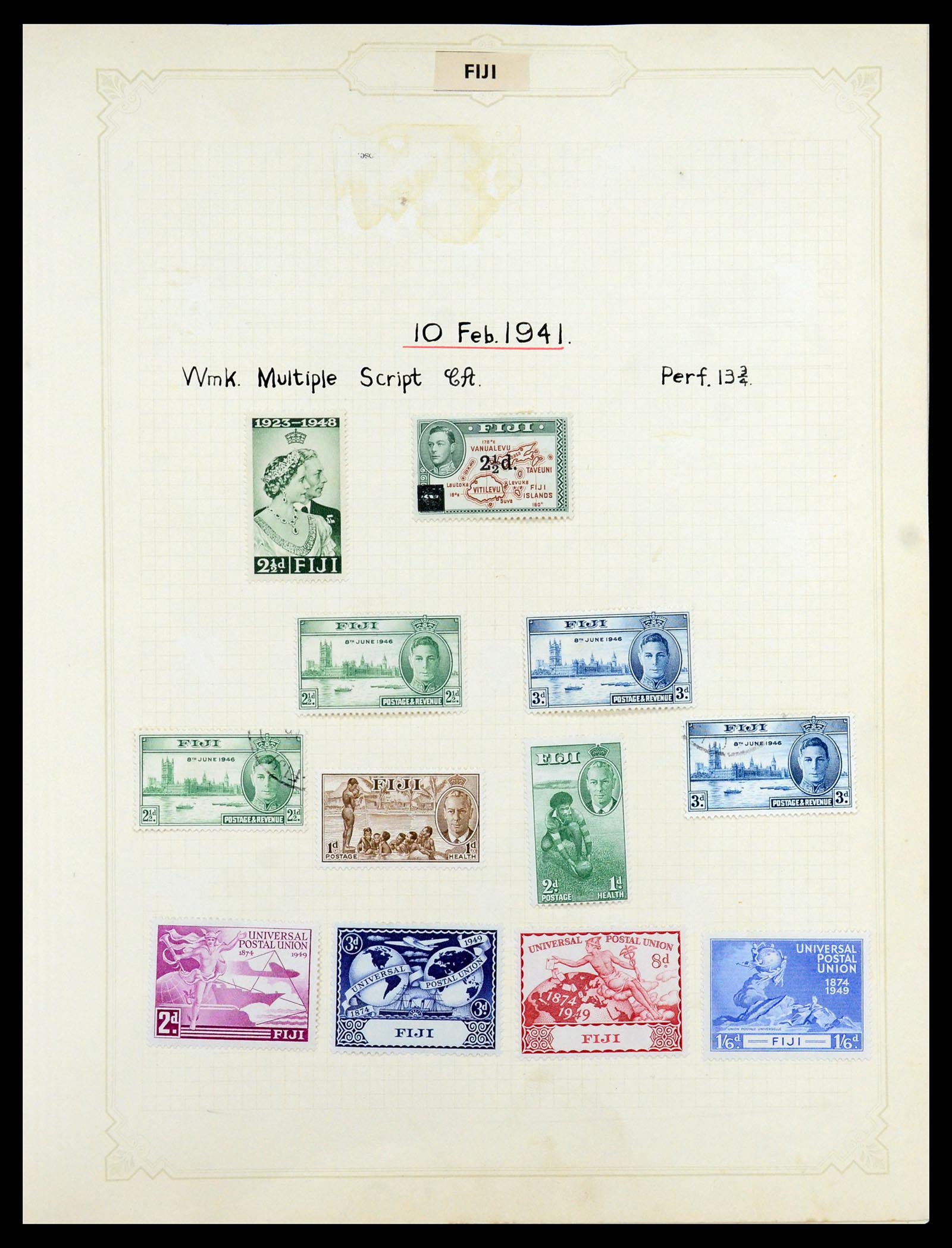 35372 072 - Stamp Collection 35372 Great Britain and colonies 1936-1952.