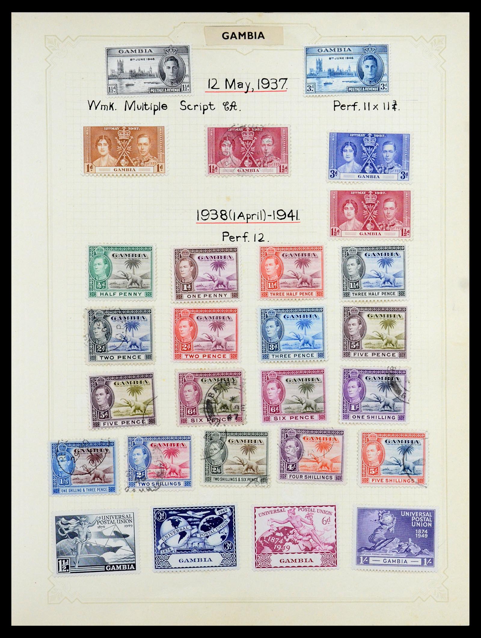 35372 074 - Stamp Collection 35372 Great Britain and colonies 1936-1952.