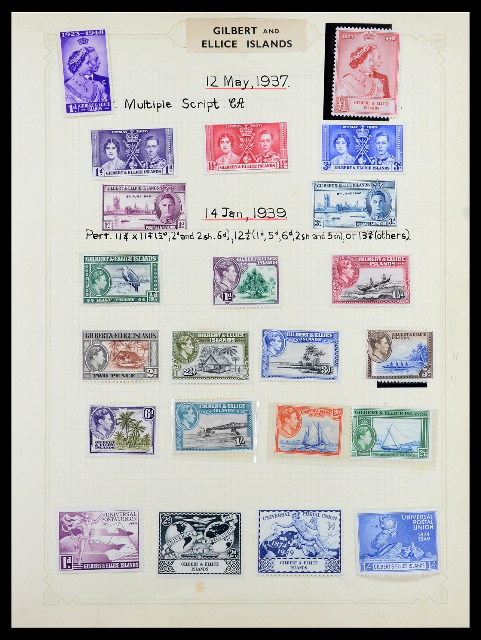 35372 077 - Stamp Collection 35372 Great Britain and colonies 1936-1952.