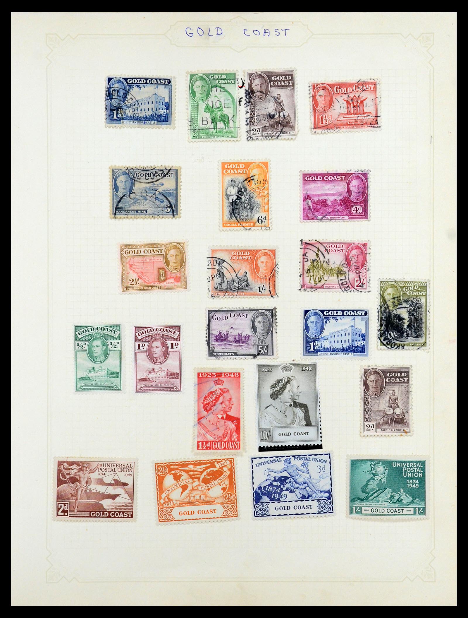 35372 080 - Stamp Collection 35372 Great Britain and colonies 1936-1952.