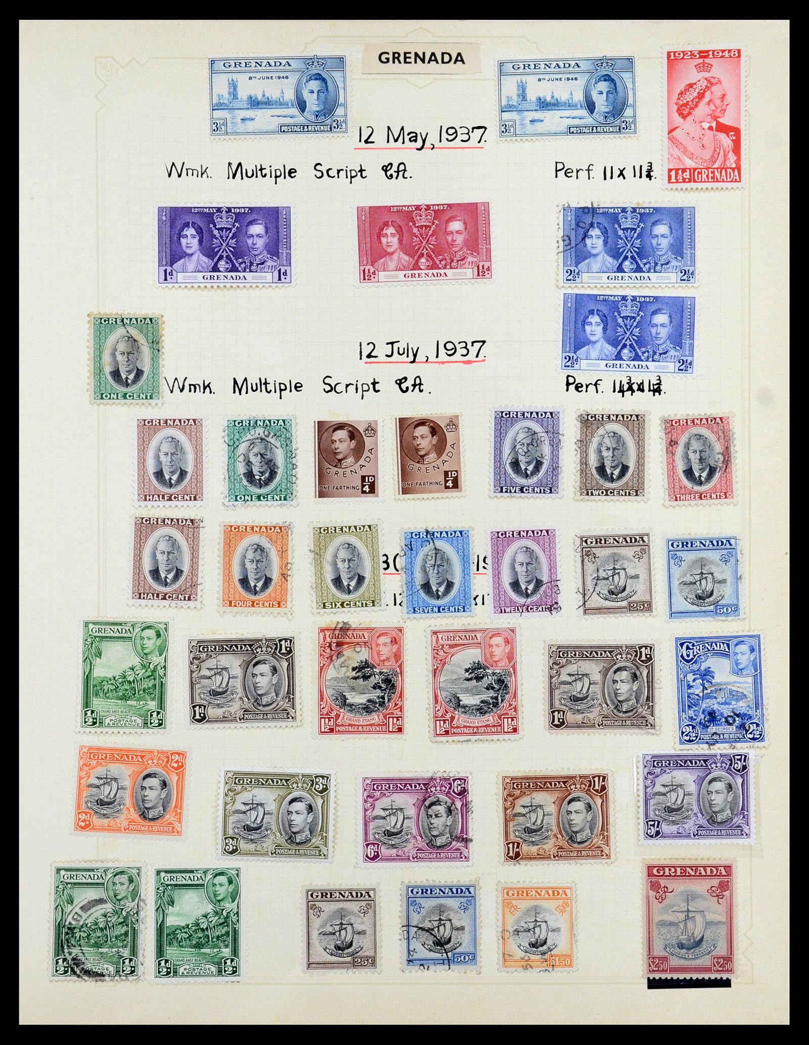 35372 081 - Stamp Collection 35372 Great Britain and colonies 1936-1952.