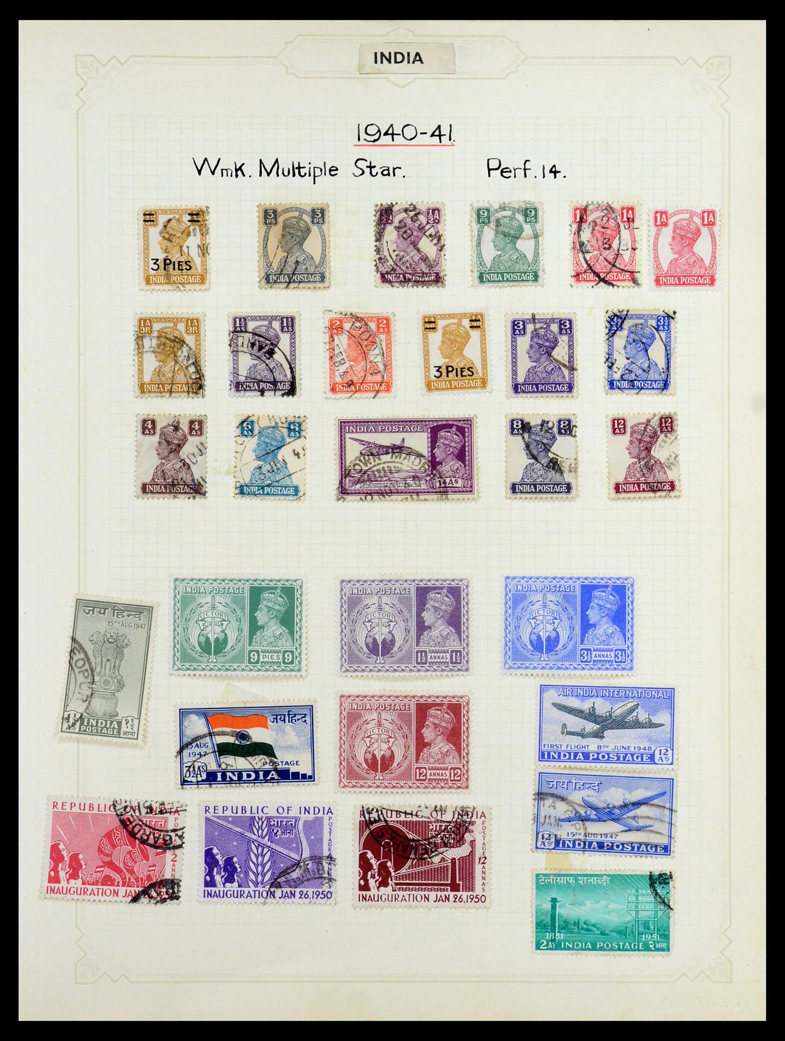 35372 087 - Stamp Collection 35372 Great Britain and colonies 1936-1952.