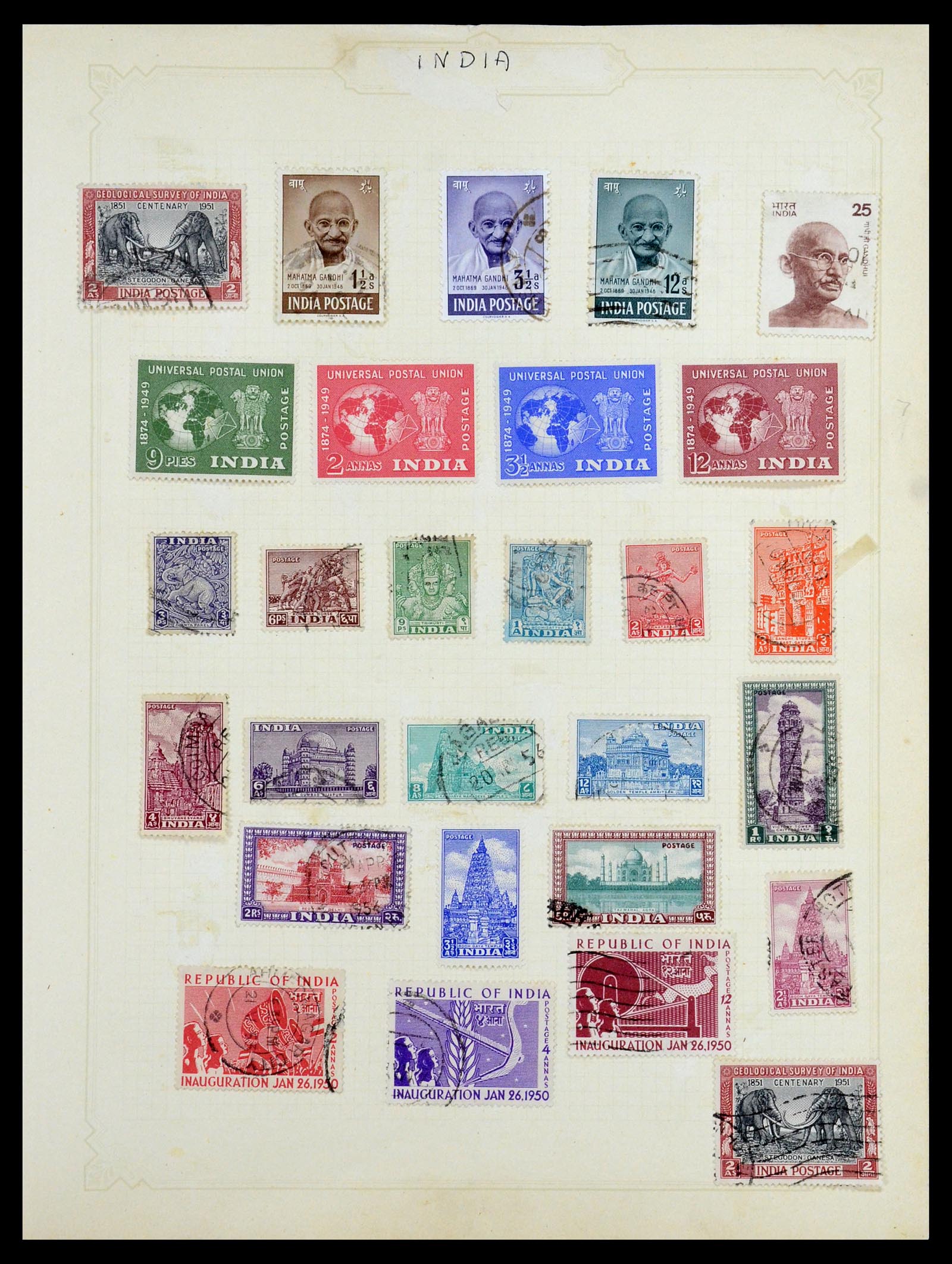 35372 088 - Stamp Collection 35372 Great Britain and colonies 1936-1952.