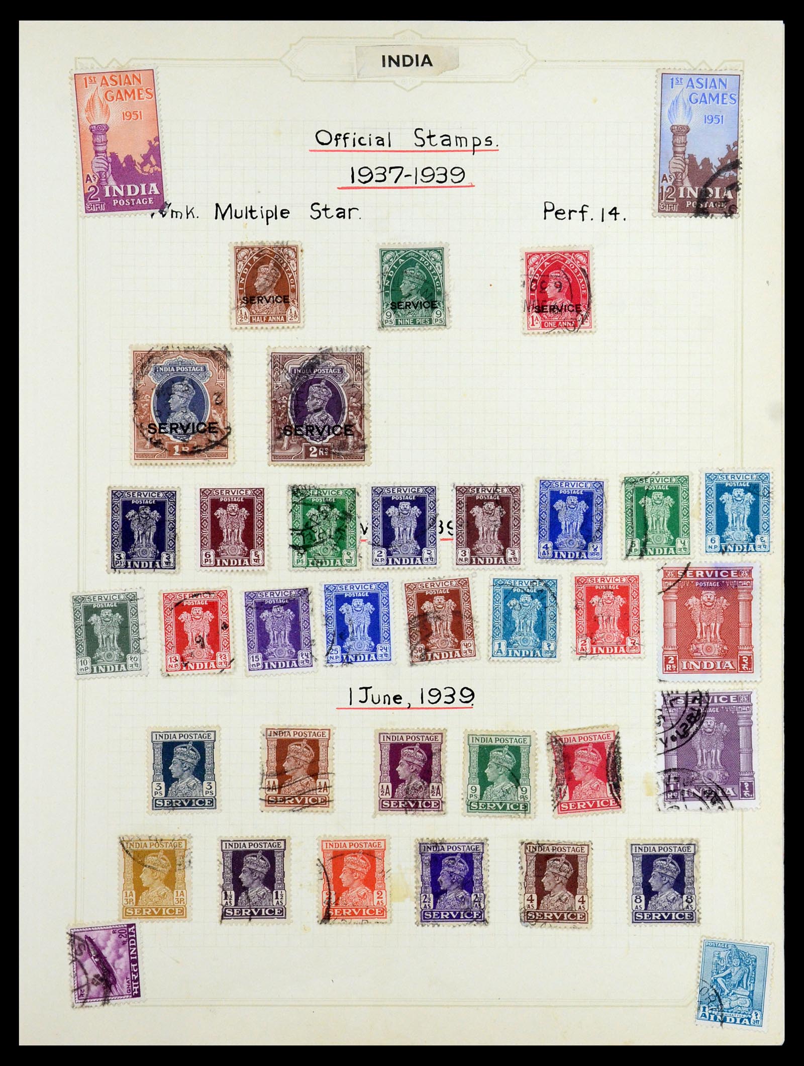 35372 089 - Stamp Collection 35372 Great Britain and colonies 1936-1952.
