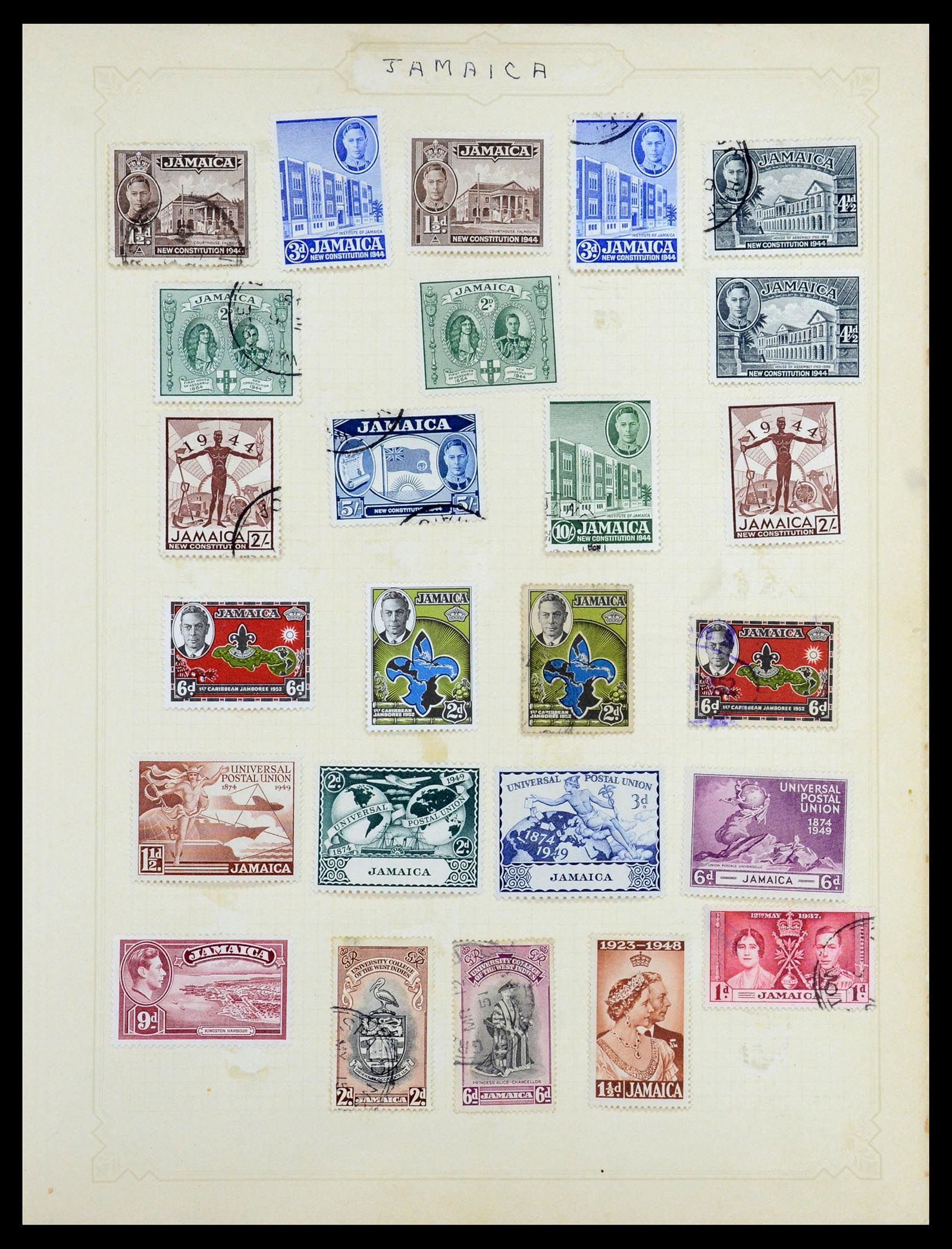 35372 095 - Stamp Collection 35372 Great Britain and colonies 1936-1952.
