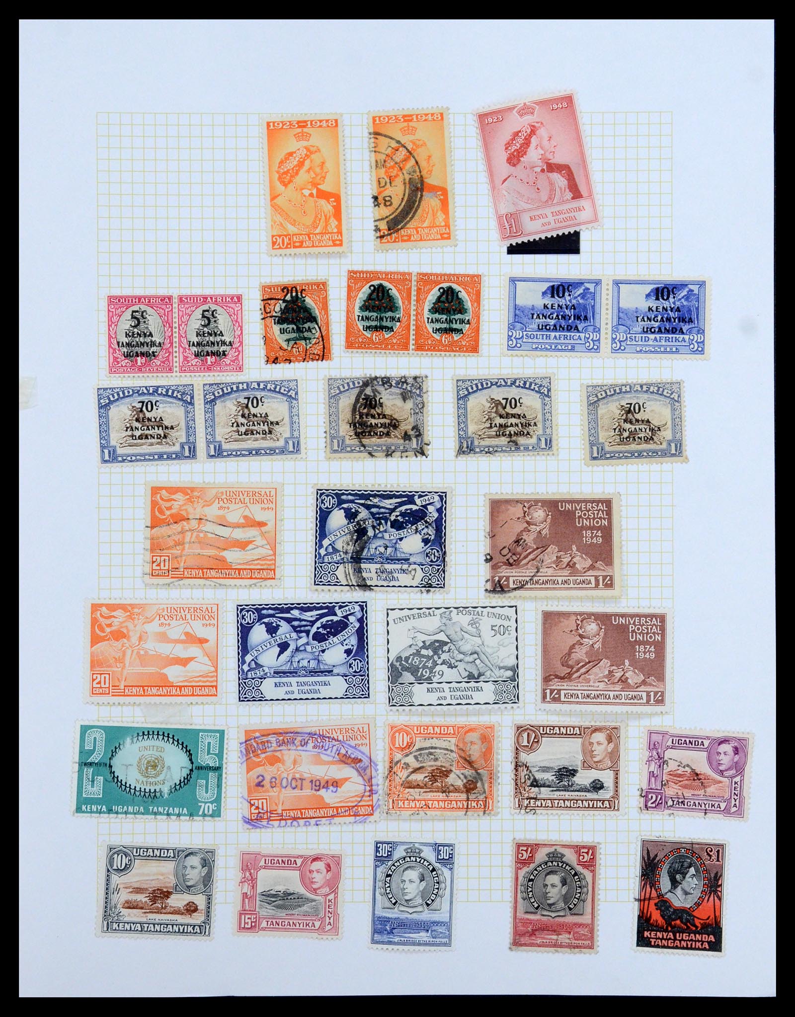 35372 098 - Stamp Collection 35372 Great Britain and colonies 1936-1952.