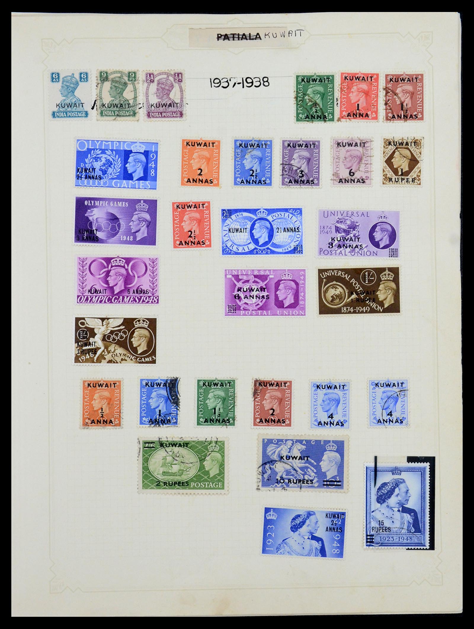 35372 099 - Stamp Collection 35372 Great Britain and colonies 1936-1952.