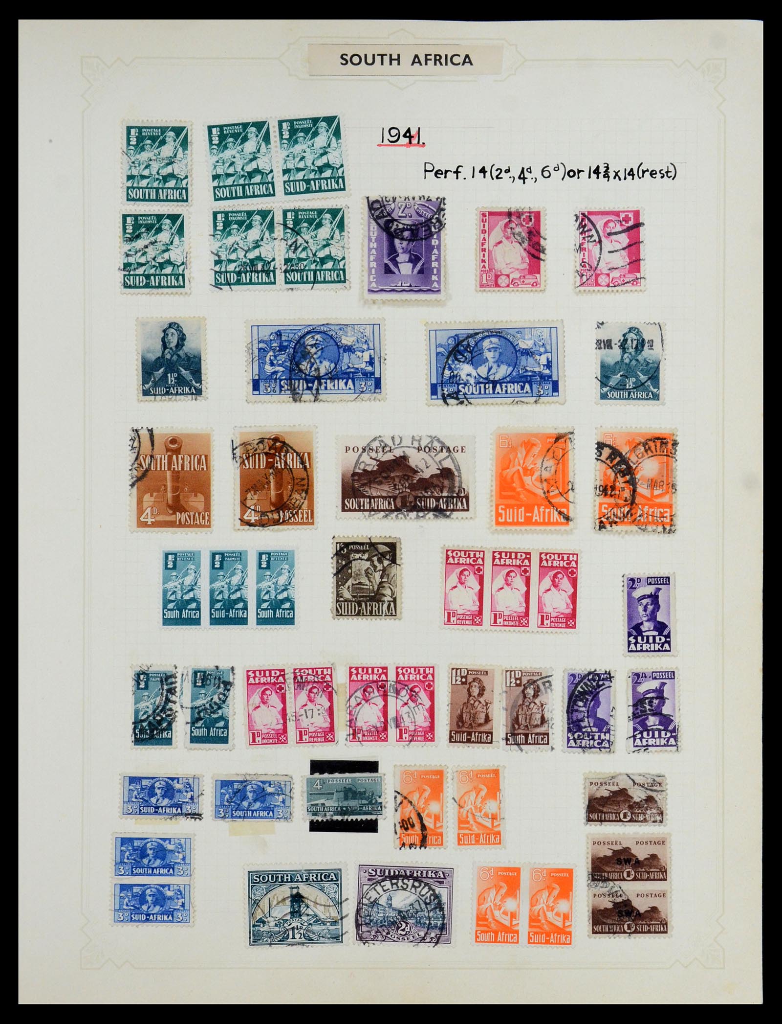 35372 166 - Stamp Collection 35372 Great Britain and colonies 1936-1952.