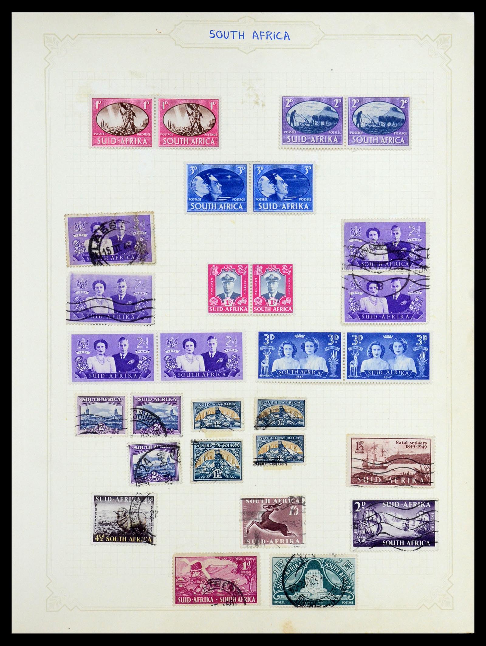 35372 167 - Stamp Collection 35372 Great Britain and colonies 1936-1952.