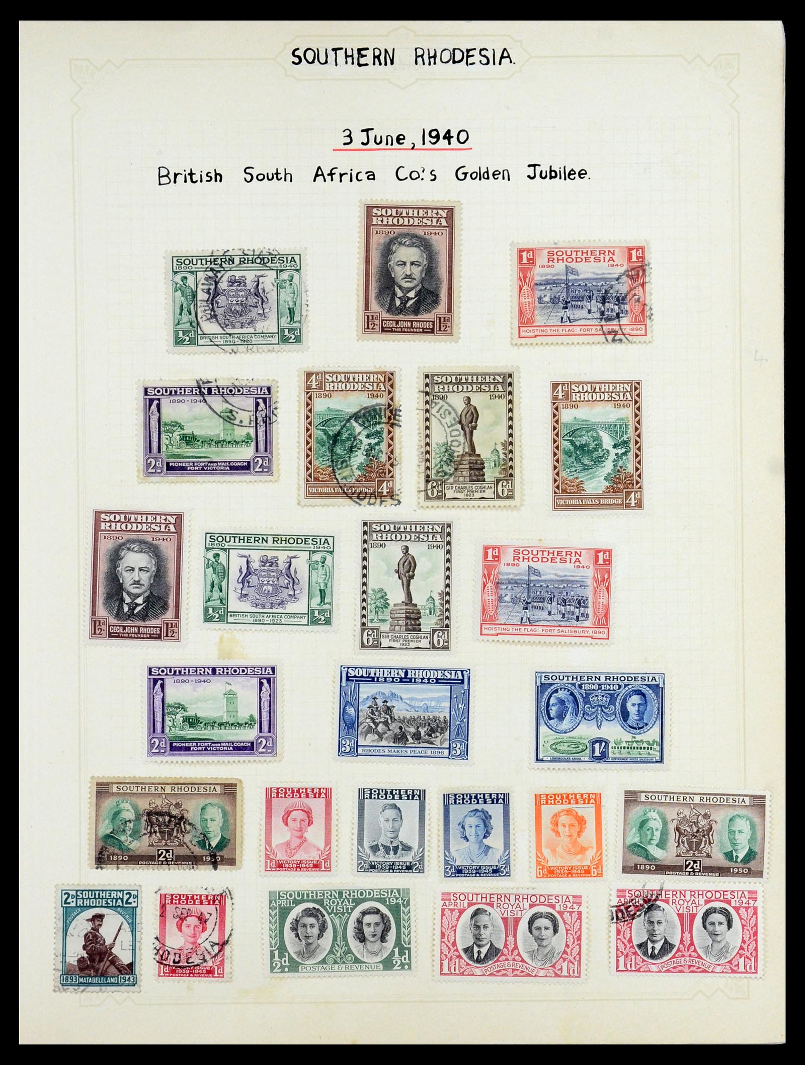 35372 170 - Stamp Collection 35372 Great Britain and colonies 1936-1952.
