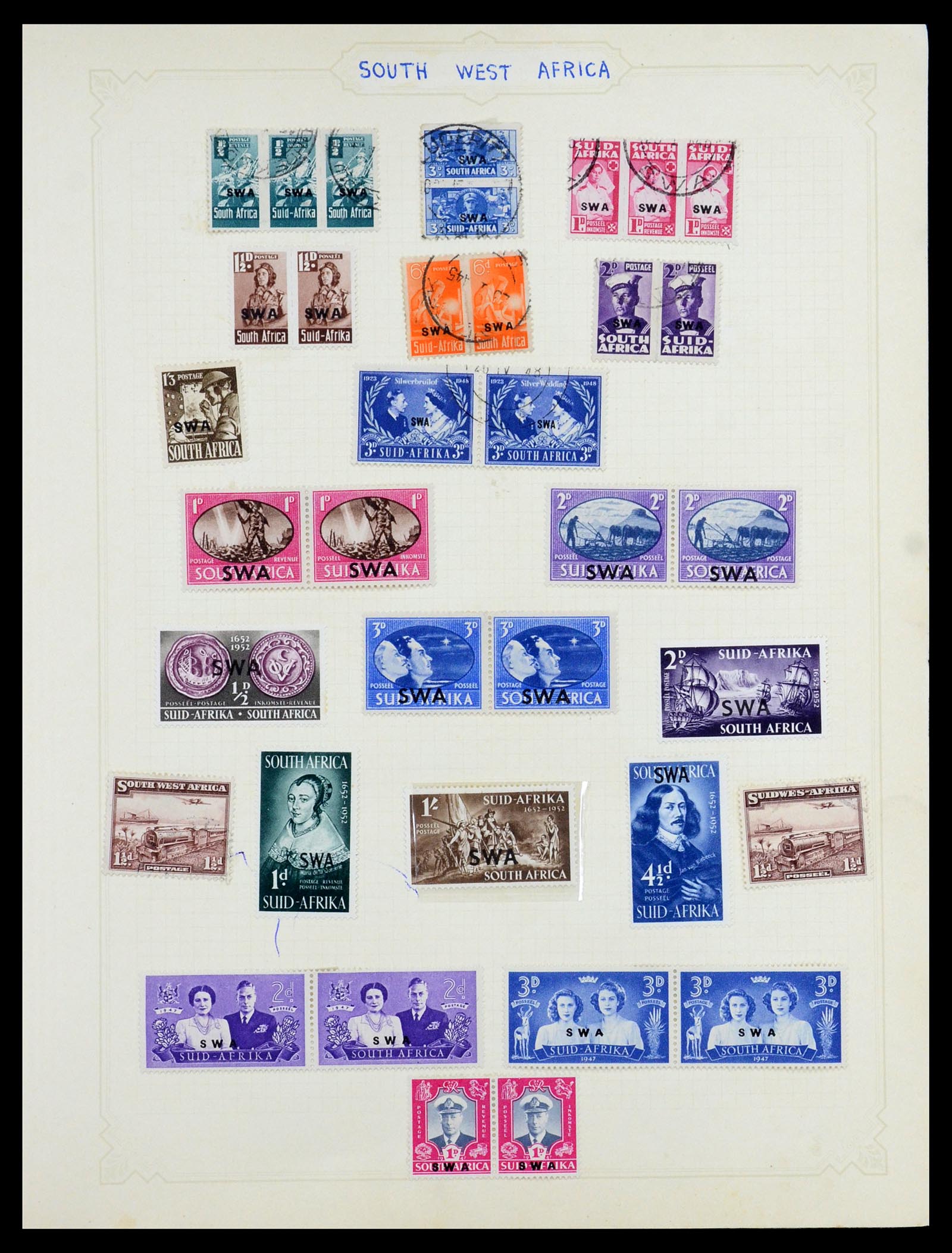 35372 173 - Stamp Collection 35372 Great Britain and colonies 1936-1952.