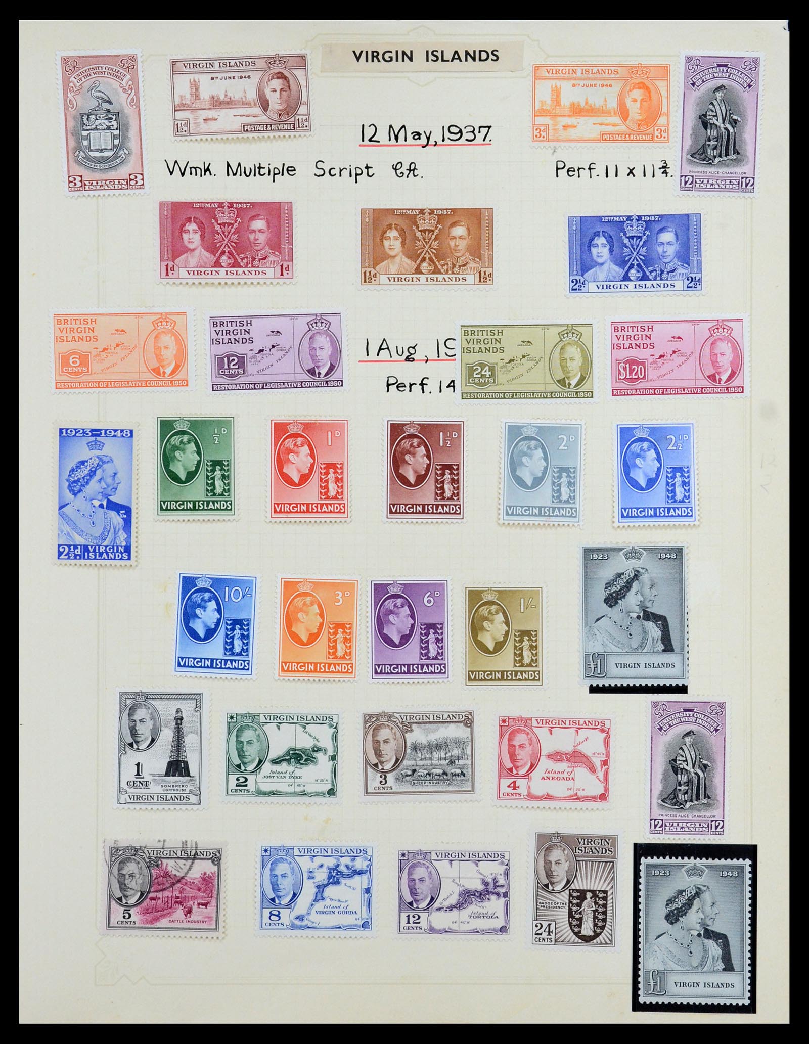35372 184 - Stamp Collection 35372 Great Britain and colonies 1936-1952.