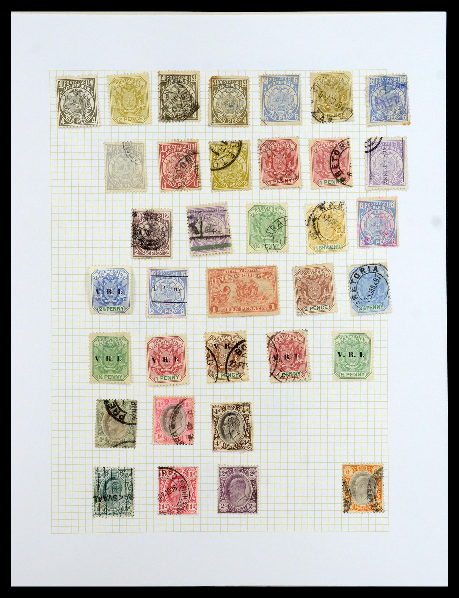 35372 203 - Postzegelverzameling 35372 Engeland en koloniën 1936-1952.