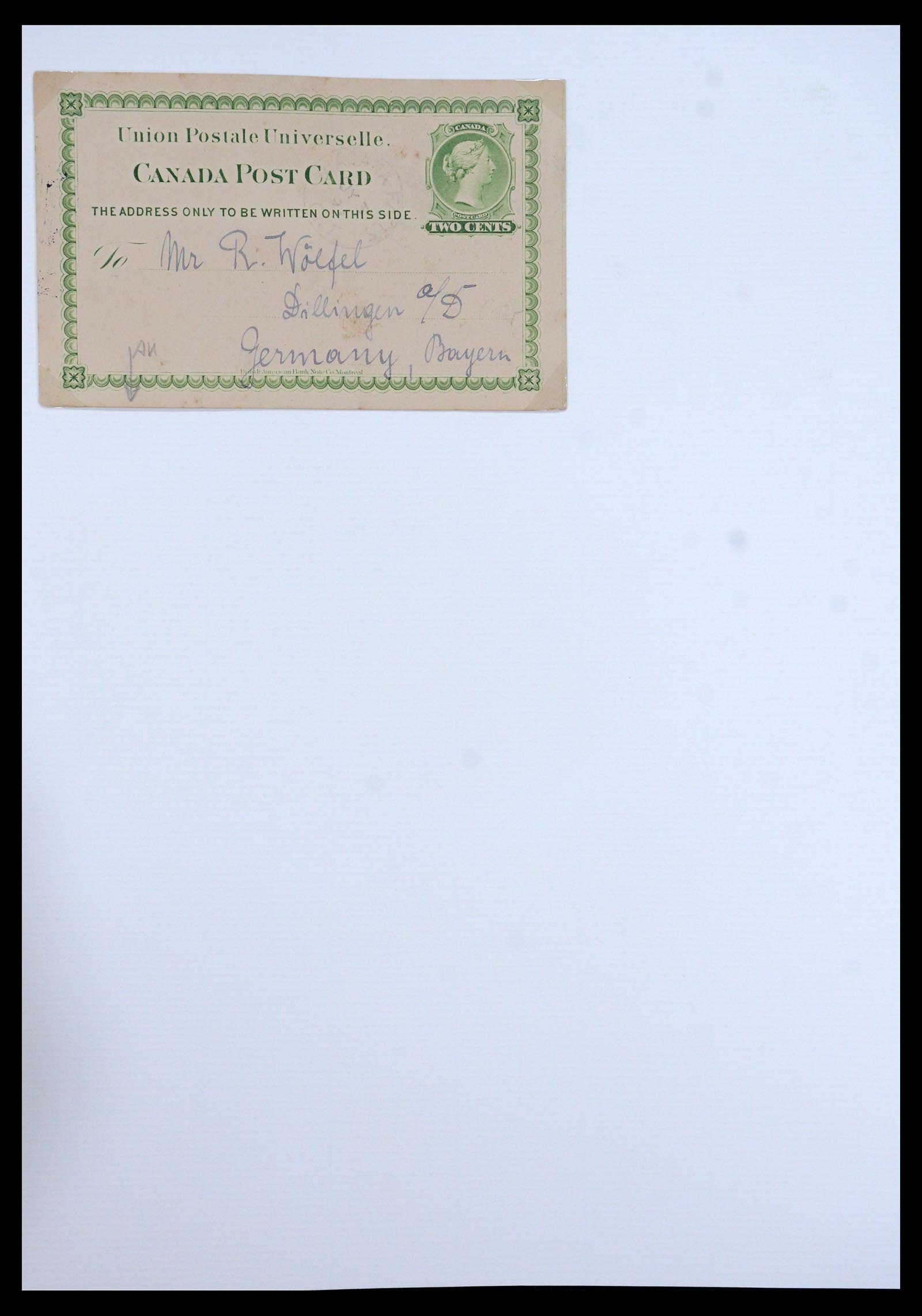 35375 052 - Postzegelverzameling 35375 Canada koninginnekopjes 1868-1893.