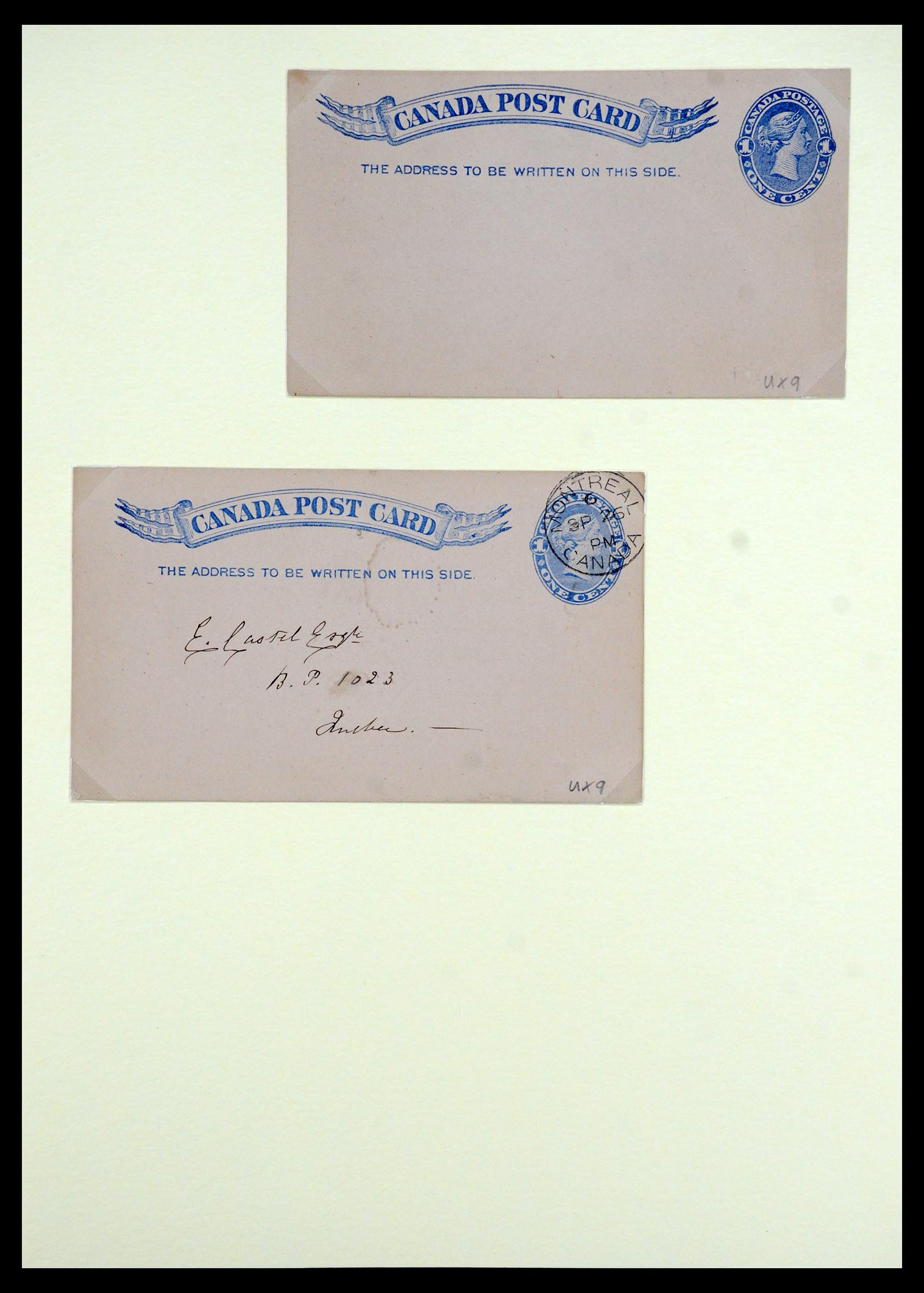 35375 073 - Postzegelverzameling 35375 Canada koninginnekopjes 1868-1893.