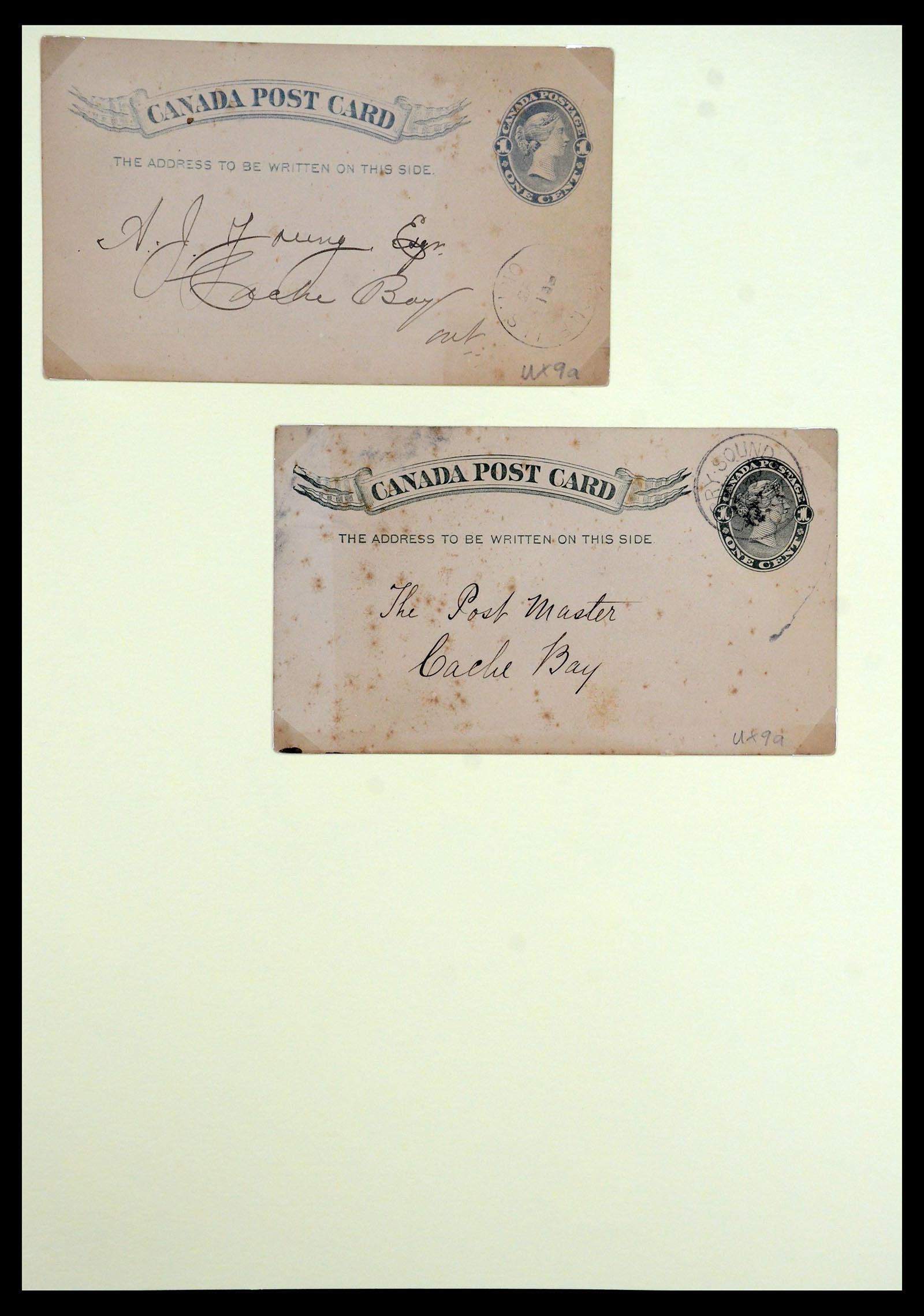 35375 075 - Postzegelverzameling 35375 Canada koninginnekopjes 1868-1893.