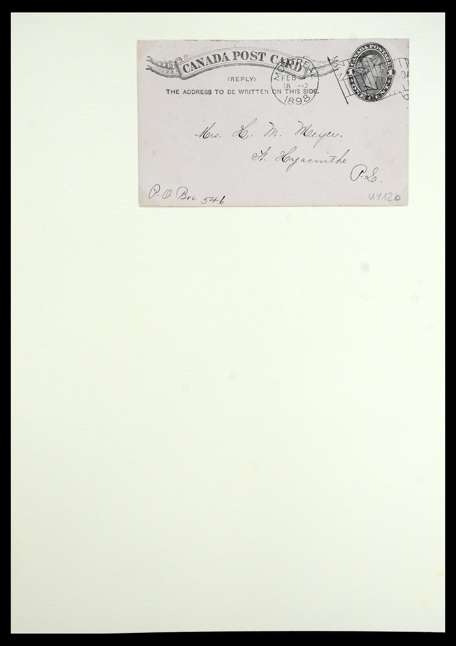 35375 077 - Postzegelverzameling 35375 Canada koninginnekopjes 1868-1893.