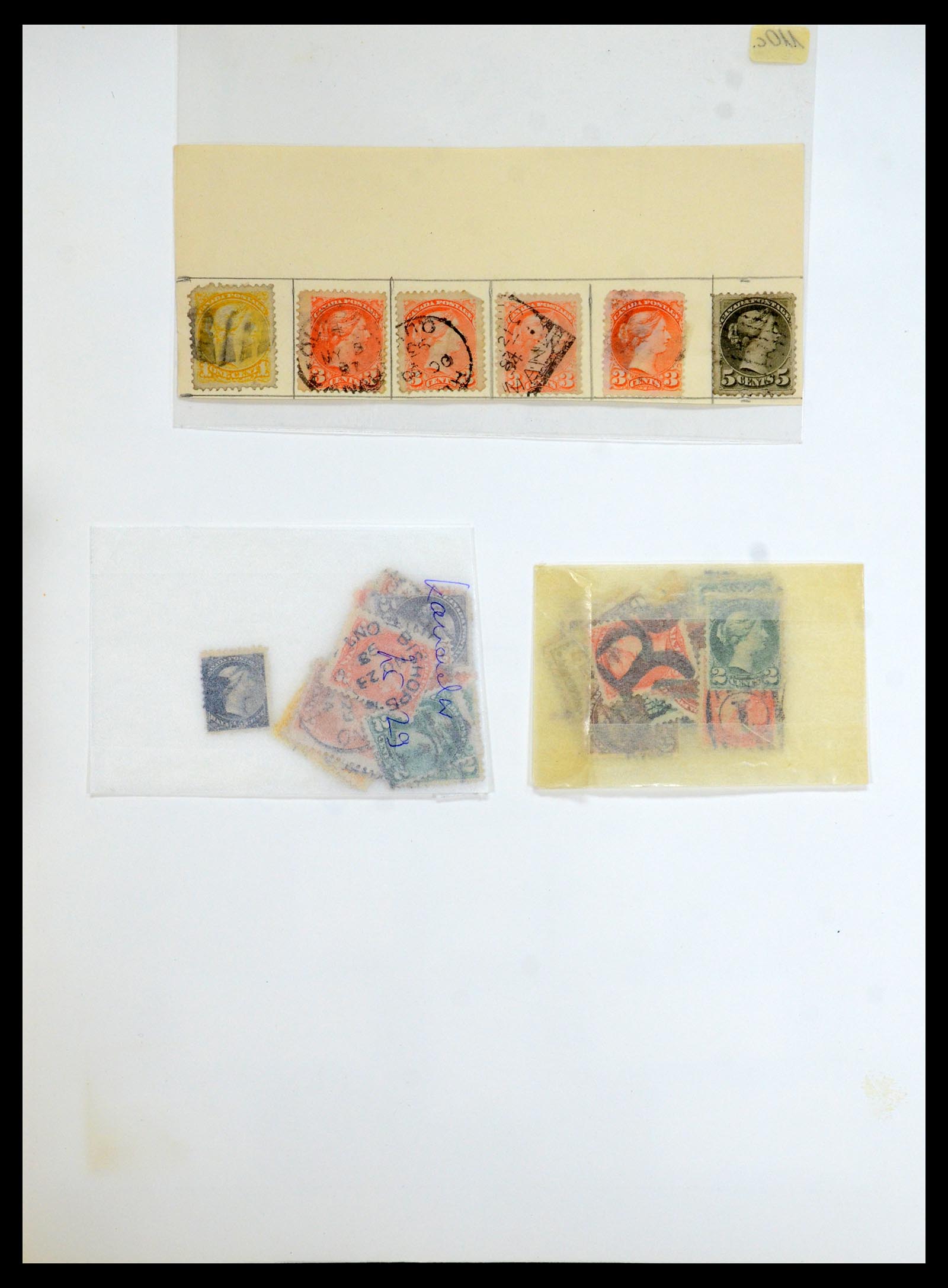 35375 182 - Postzegelverzameling 35375 Canada koninginnekopjes 1868-1893.