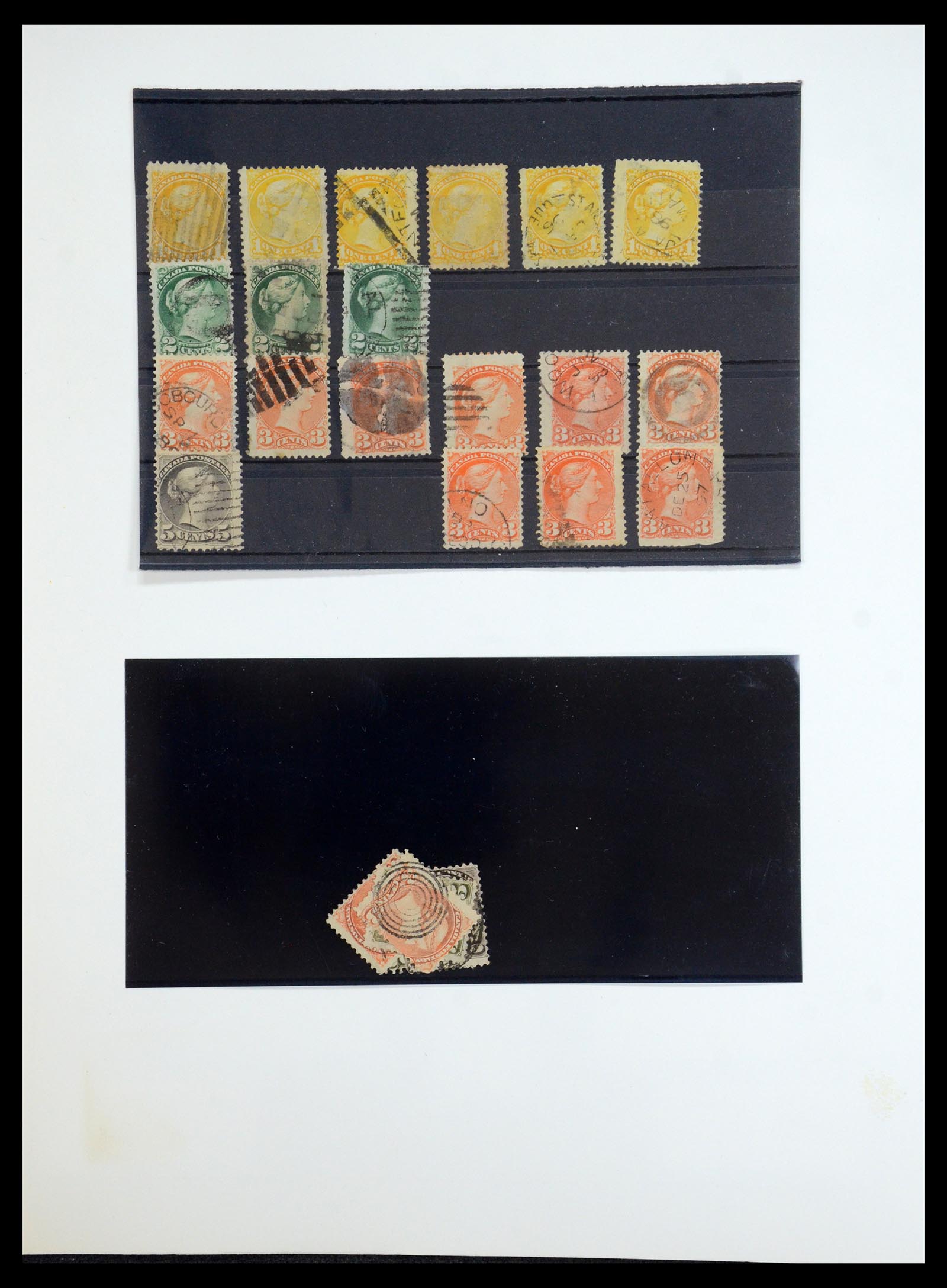 35375 190 - Postzegelverzameling 35375 Canada koninginnekopjes 1868-1893.