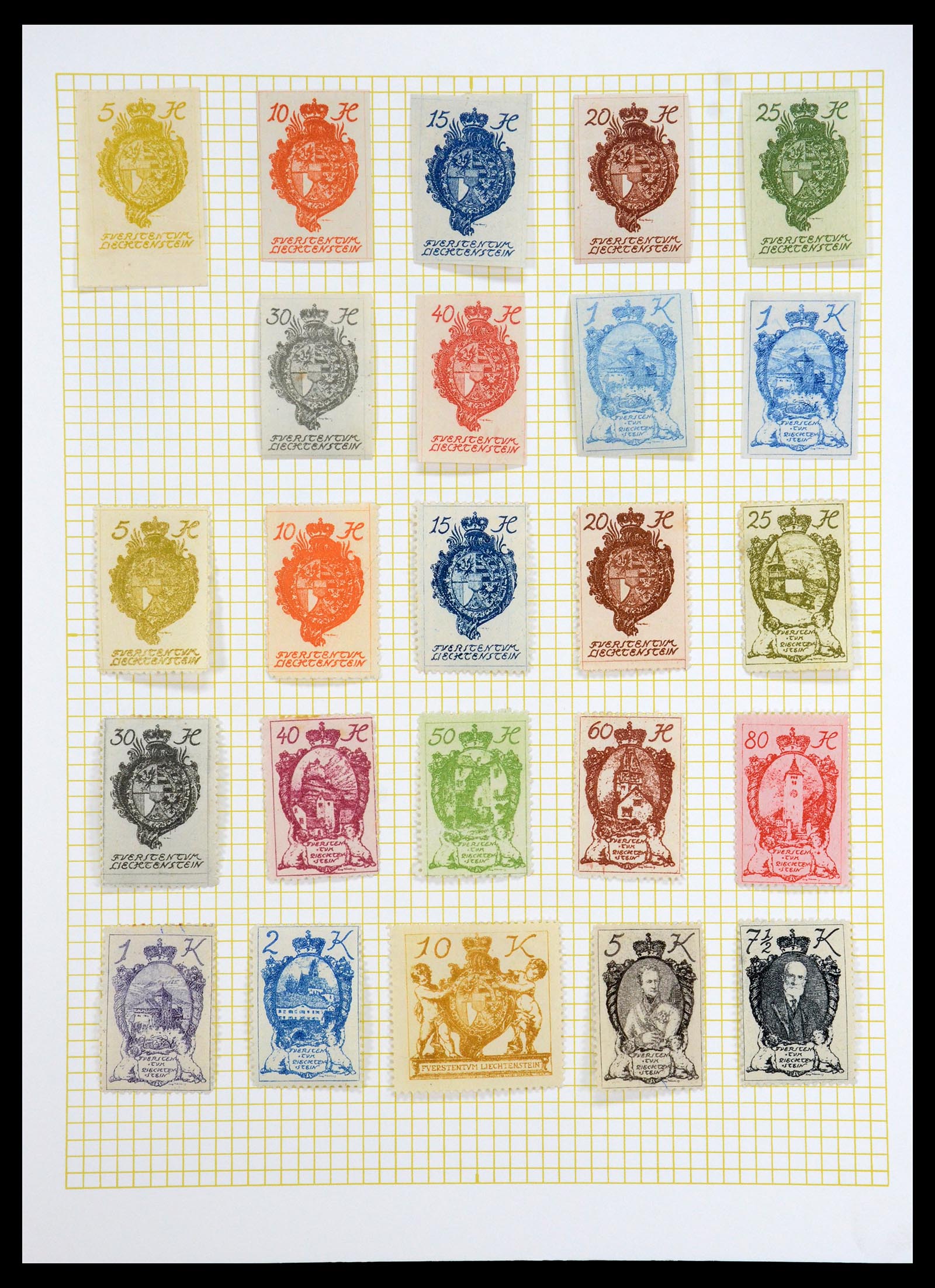 35376 003 - Postzegelverzameling 35376 Liechtenstein 1912-1984.