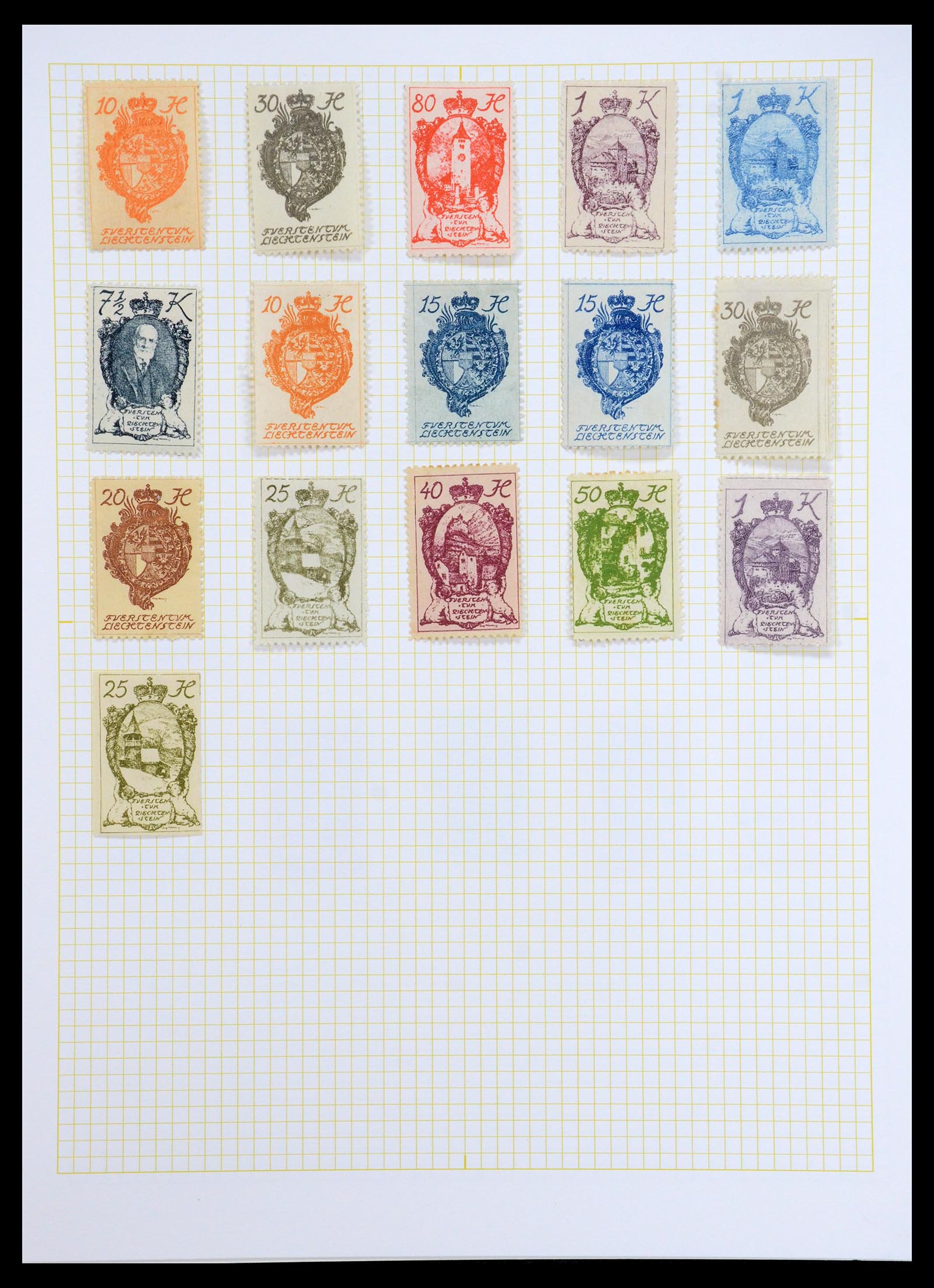 35376 004 - Postzegelverzameling 35376 Liechtenstein 1912-1984.