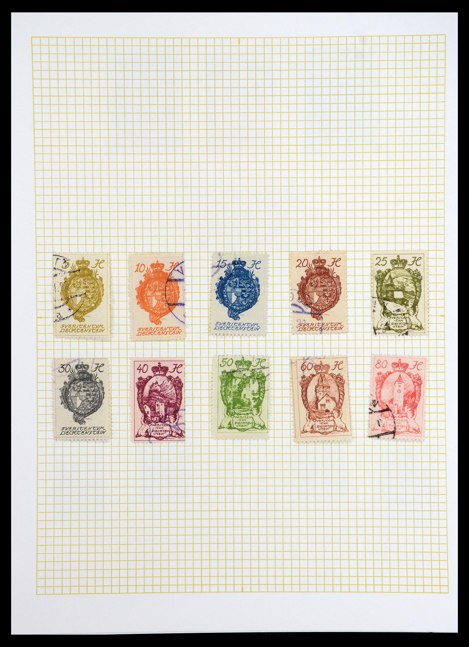 35376 005 - Stamp Collection 35376 Liechtenstein 1912-1984.