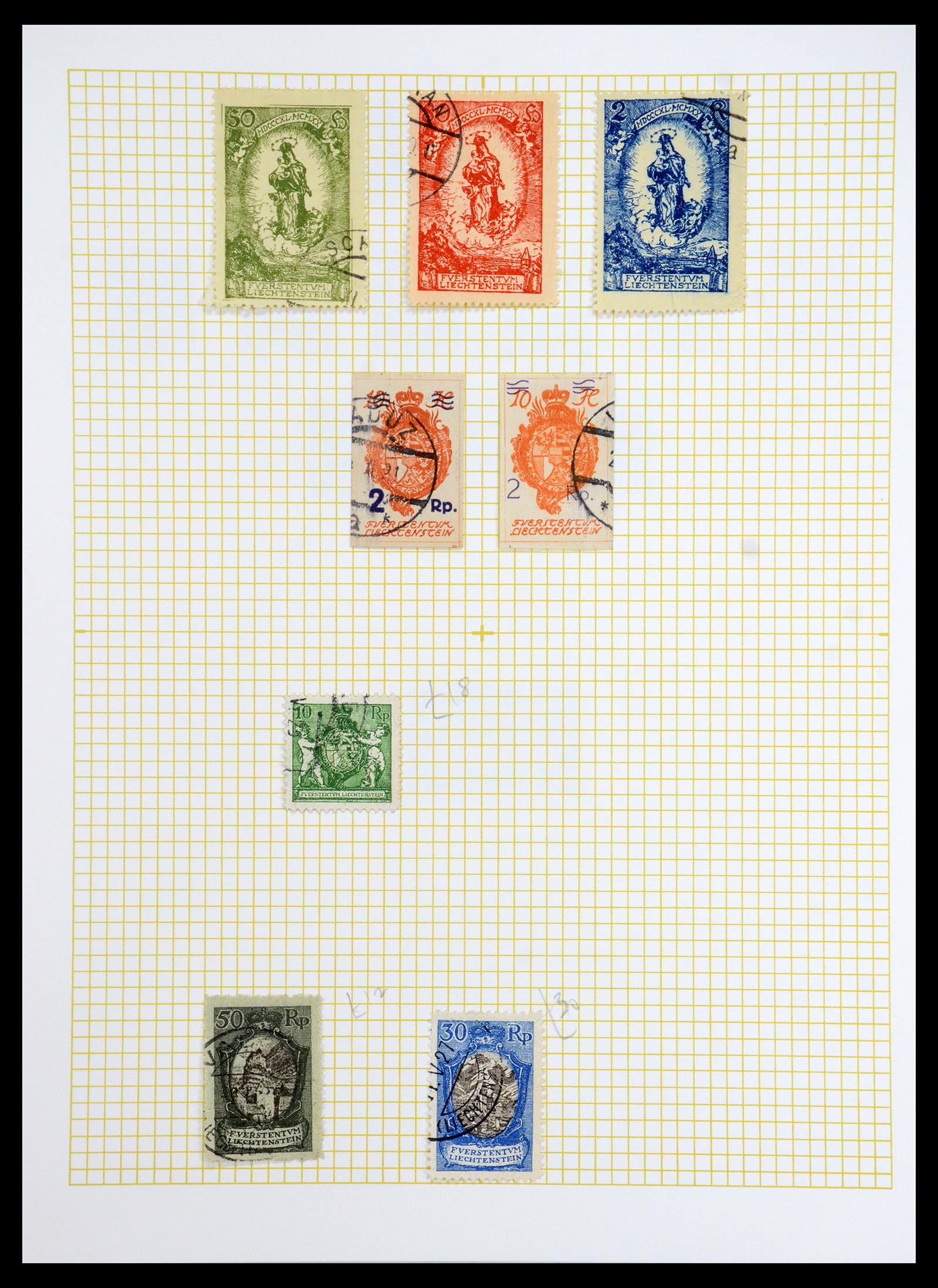 35376 007 - Postzegelverzameling 35376 Liechtenstein 1912-1984.