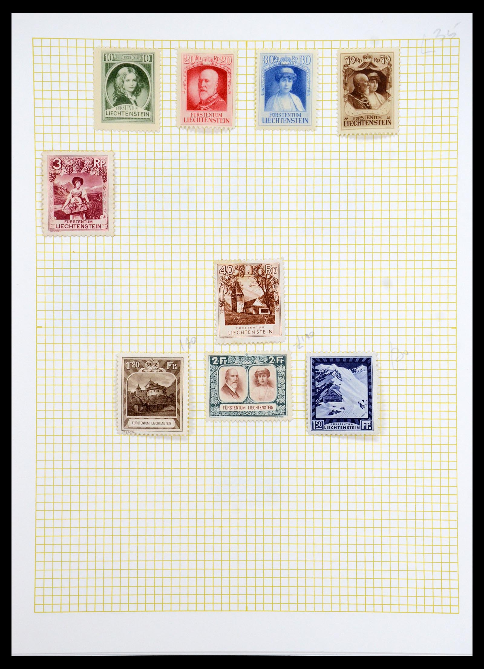 35376 010 - Stamp Collection 35376 Liechtenstein 1912-1984.