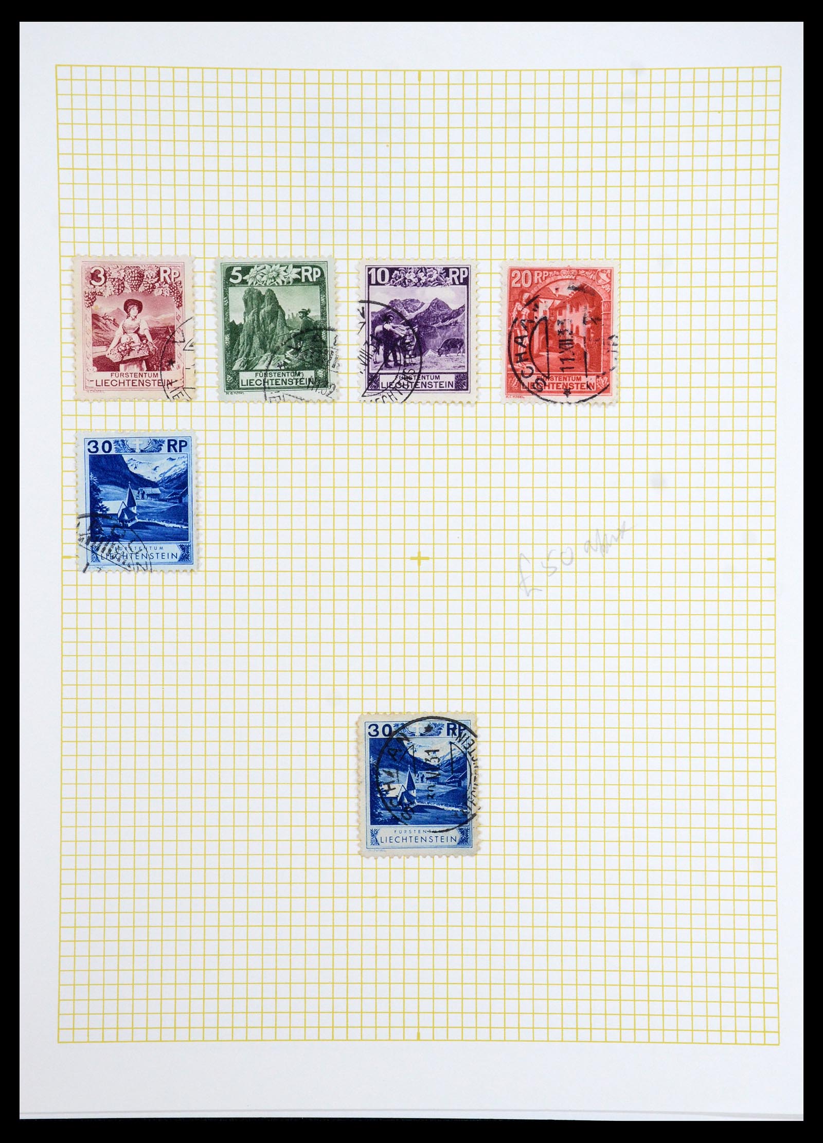 35376 011 - Stamp Collection 35376 Liechtenstein 1912-1984.