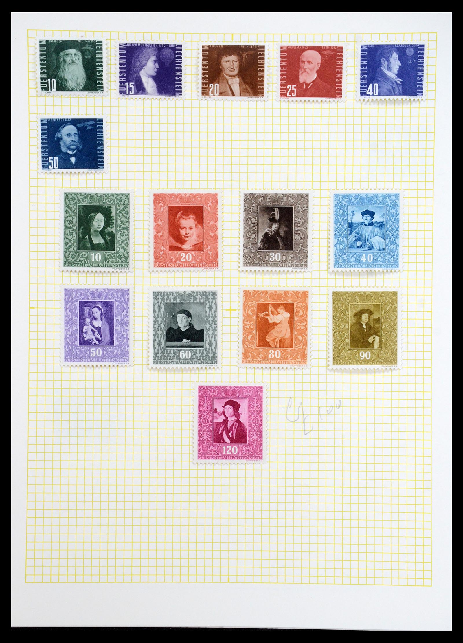 35376 023 - Stamp Collection 35376 Liechtenstein 1912-1984.