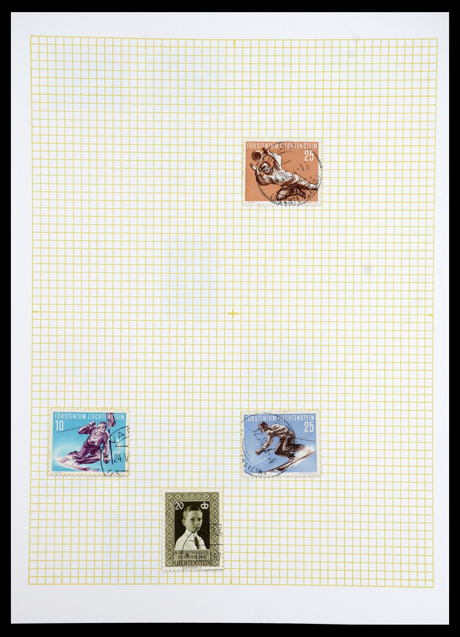 35376 028 - Postzegelverzameling 35376 Liechtenstein 1912-1984.