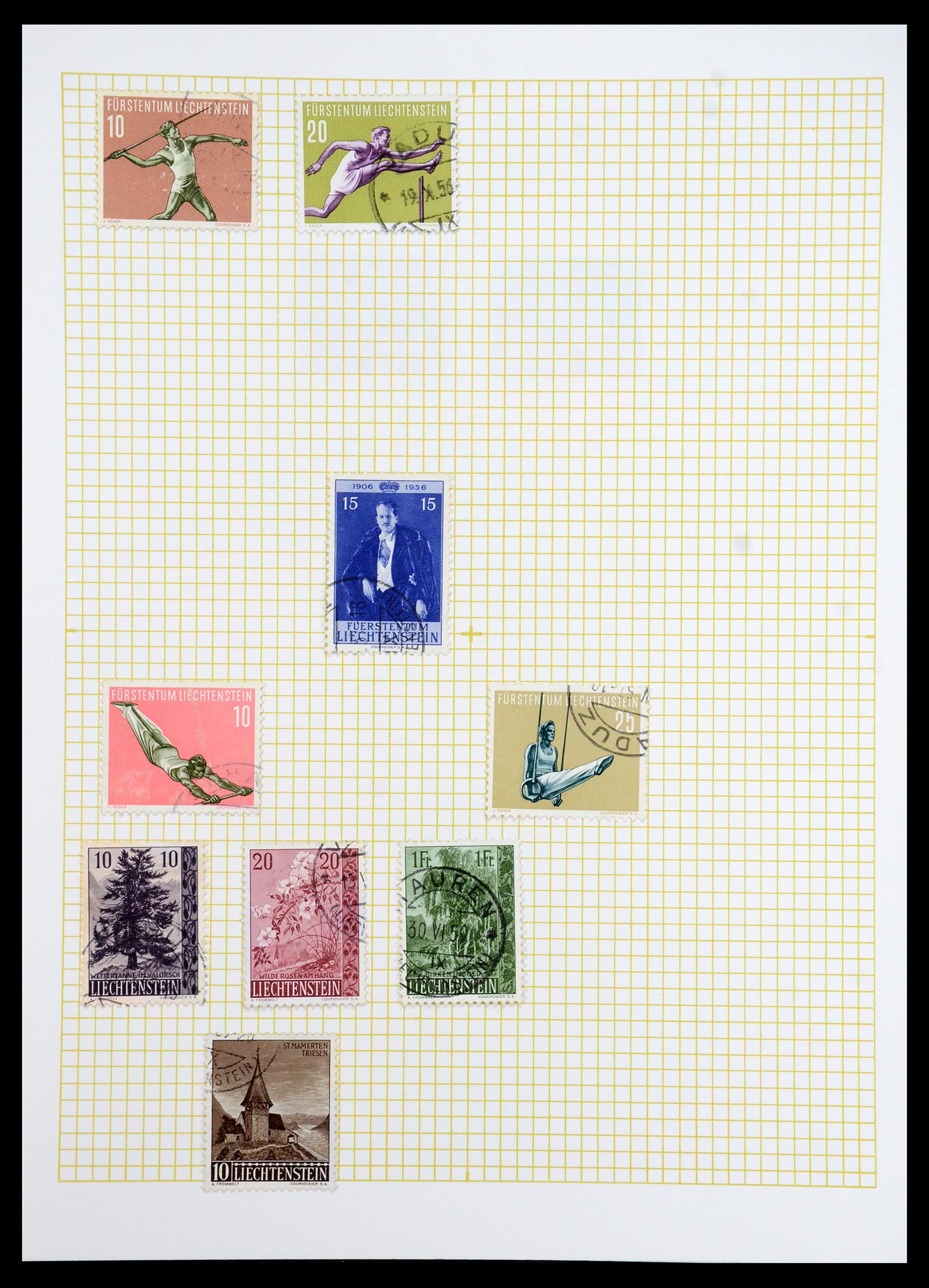 35376 029 - Stamp Collection 35376 Liechtenstein 1912-1984.