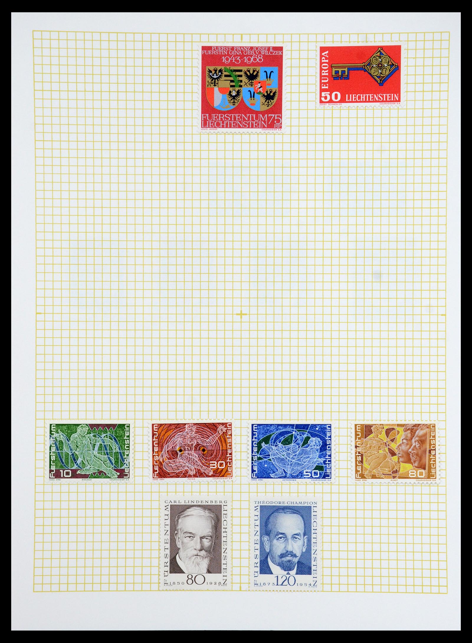 35376 042 - Postzegelverzameling 35376 Liechtenstein 1912-1984.