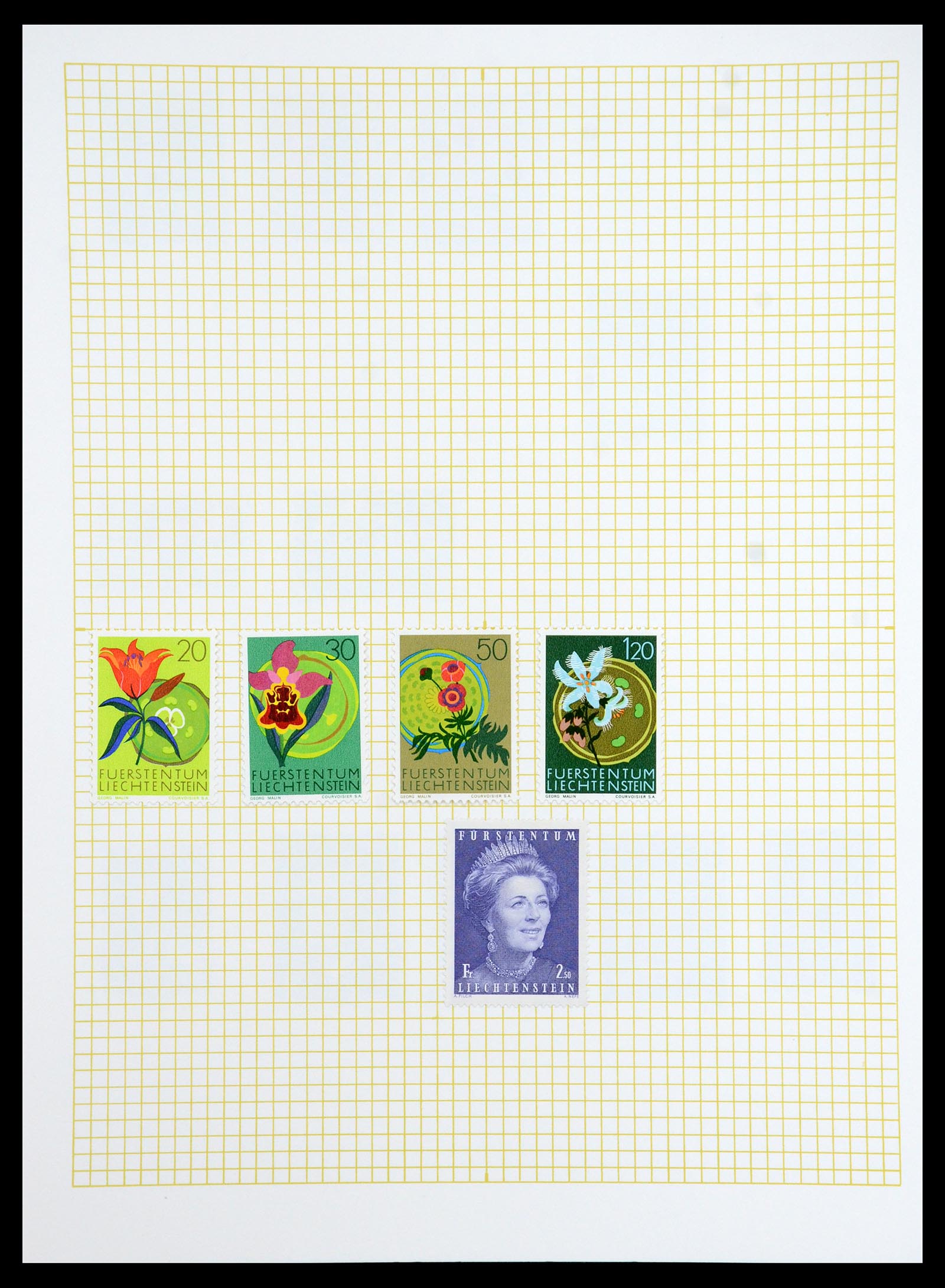 35376 044 - Postzegelverzameling 35376 Liechtenstein 1912-1984.