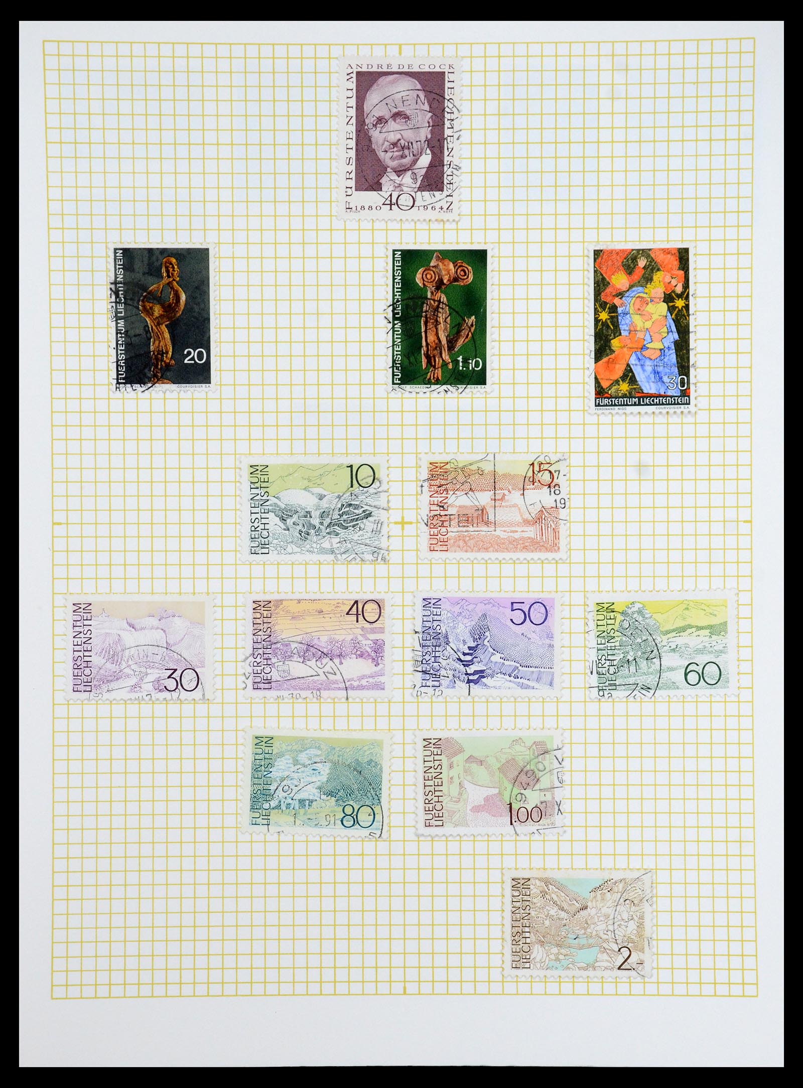 35376 049 - Postzegelverzameling 35376 Liechtenstein 1912-1984.