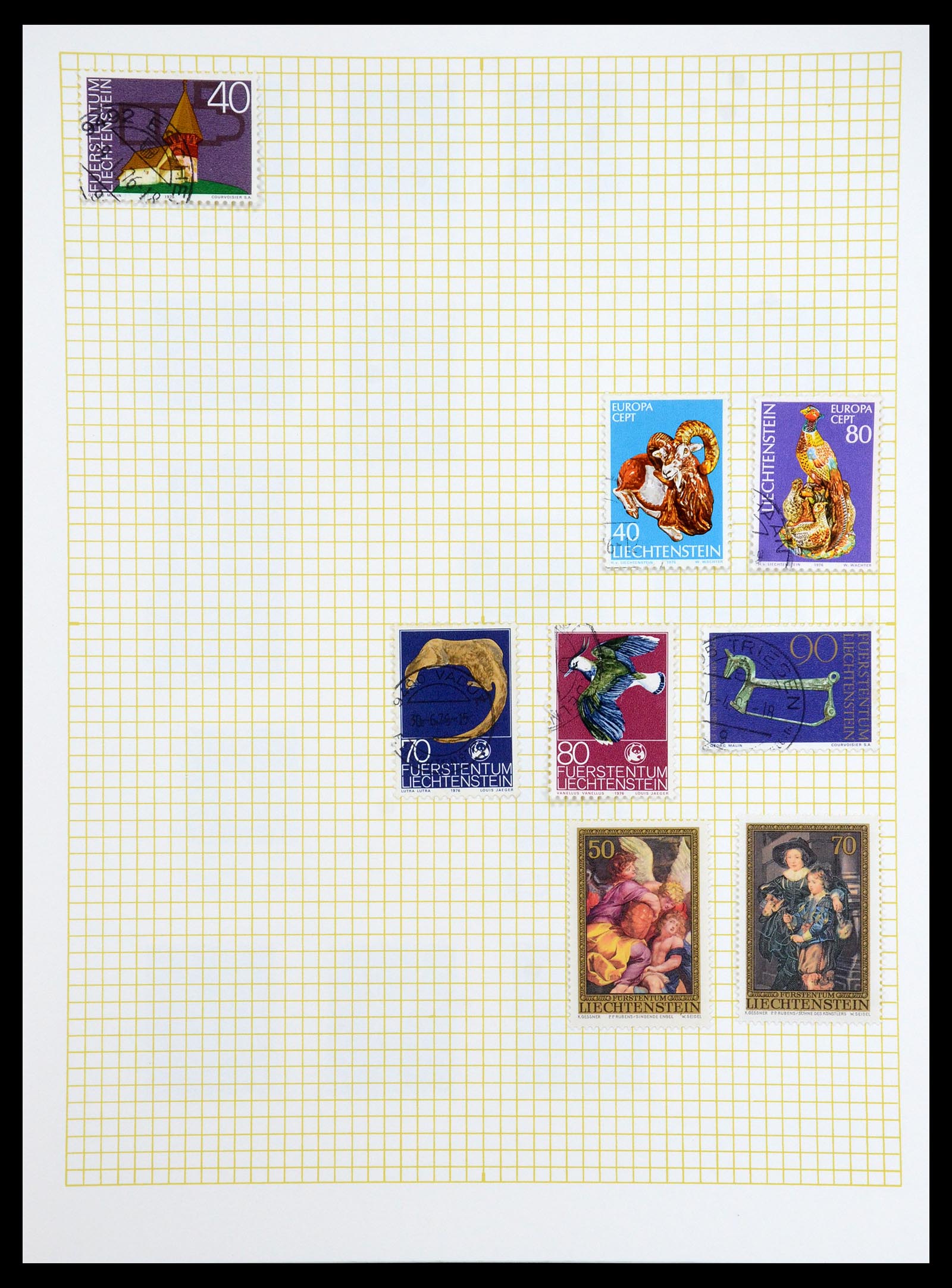 35376 053 - Stamp Collection 35376 Liechtenstein 1912-1984.
