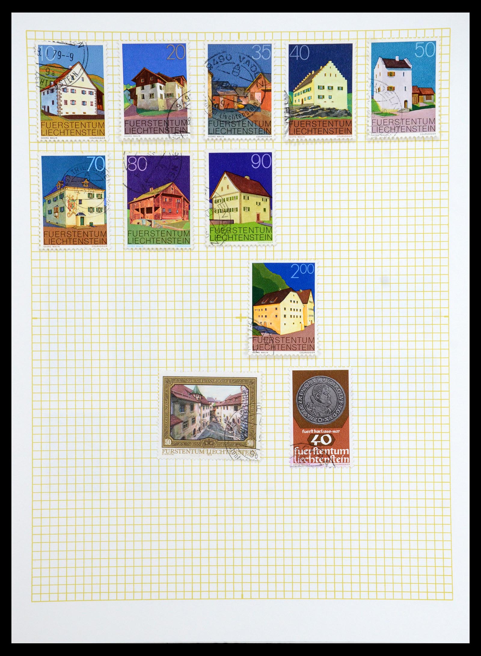 35376 057 - Stamp Collection 35376 Liechtenstein 1912-1984.