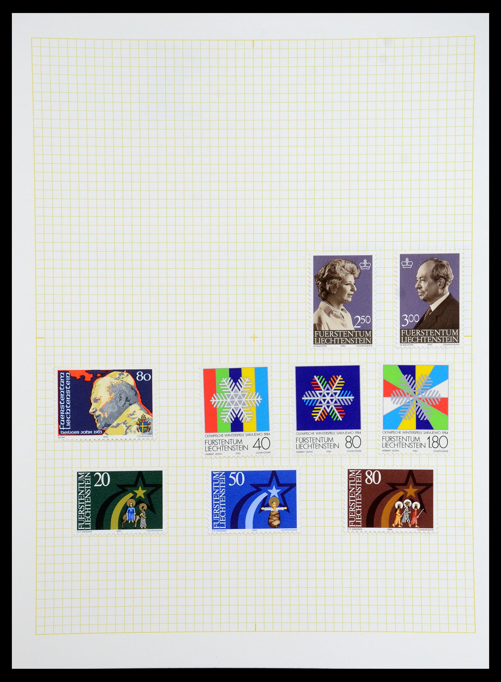 35376 064 - Postzegelverzameling 35376 Liechtenstein 1912-1984.