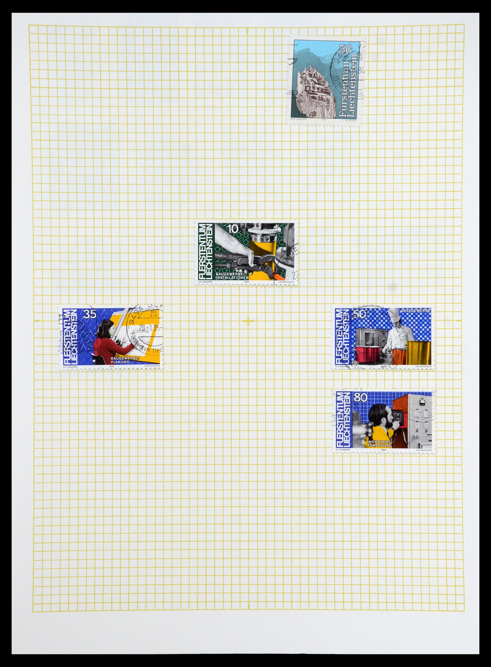 35376 067 - Postzegelverzameling 35376 Liechtenstein 1912-1984.