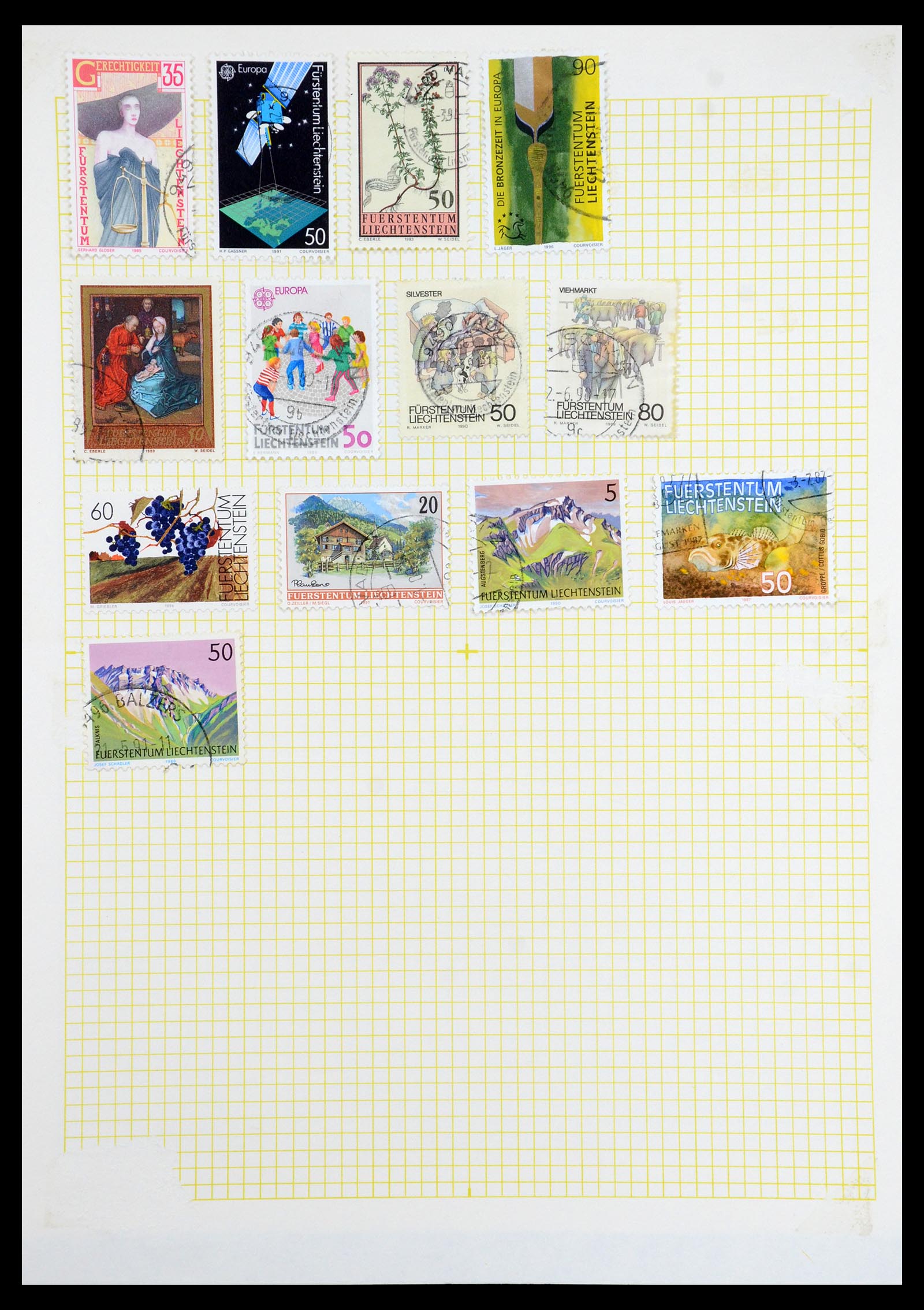 35376 068 - Stamp Collection 35376 Liechtenstein 1912-1984.